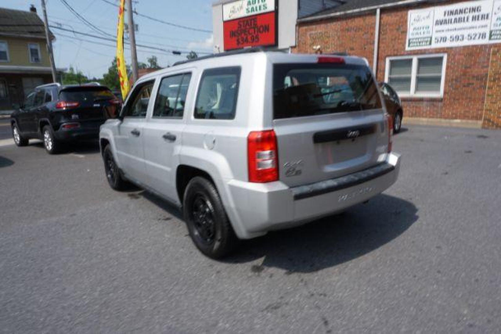 2008 Bright Silver Metallic Jeep Patriot Sport 4WD (1J8FF28WX8D) with an 2.4L L4 DOHC 16V engine, Continuously Variable Transmission transmission, located at 312 Centre Ave, Schuylkill Haven, PA, 17972, (570) 593-5278, 40.638130, -76.177383 - Photo#10