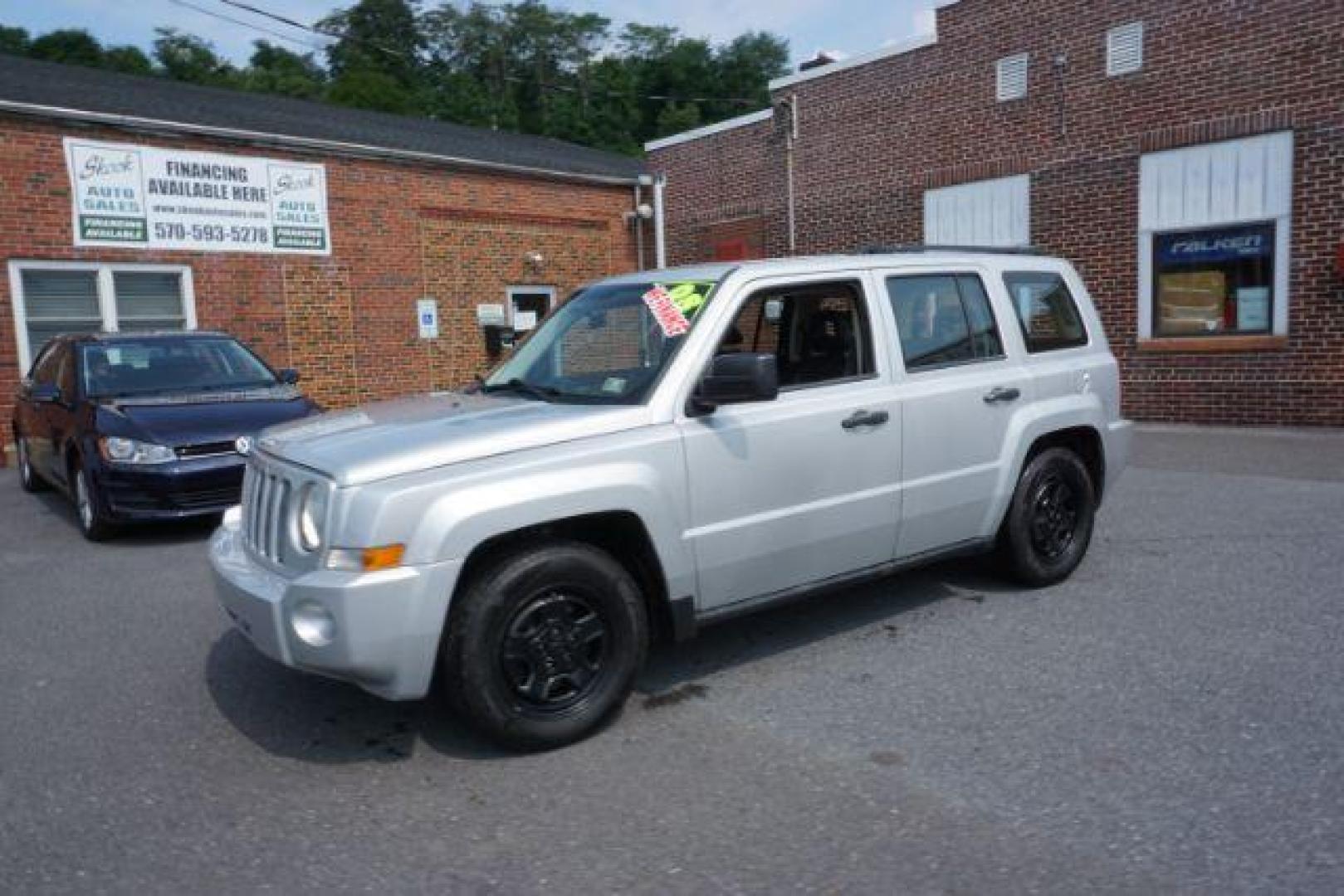 2008 Bright Silver Metallic Jeep Patriot Sport 4WD (1J8FF28WX8D) with an 2.4L L4 DOHC 16V engine, Continuously Variable Transmission transmission, located at 312 Centre Ave, Schuylkill Haven, PA, 17972, (570) 593-5278, 40.638130, -76.177383 - Photo#1