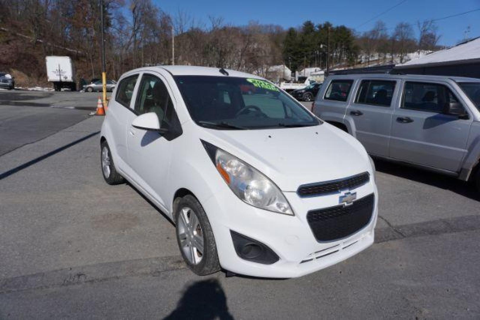 2014 Summit White Chevrolet Spark 1LT Auto (KL8CD6S94EC) with an 1.2L L4 16V DOHC engine, Continuously Variabl transmission, located at 312 Centre Ave, Schuylkill Haven, PA, 17972, (570) 593-5278, 40.638130, -76.177383 - Photo#0