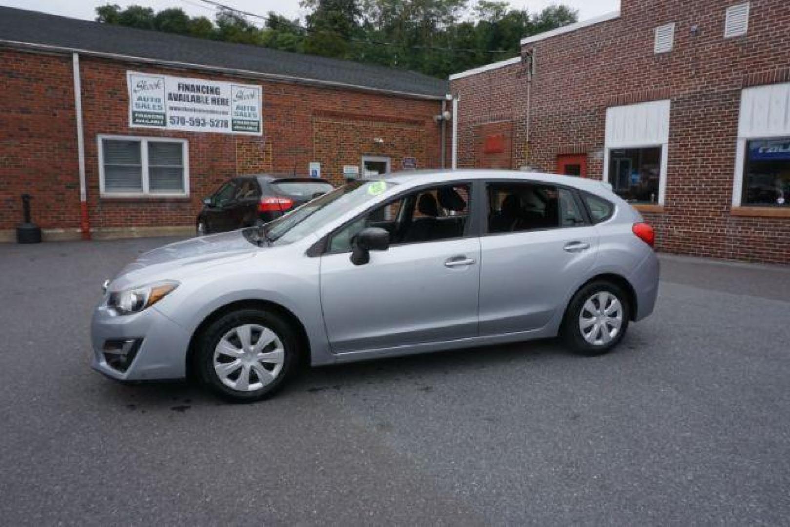 2016 Ice Silver Metallic Subaru Impreza 2.0i PZEV CVT 5-Door (JF1GPAA68G8) with an 2.0L H4 DOHC 16V engine, Continuously Variable Transmission transmission, located at 312 Centre Ave, Schuylkill Haven, PA, 17972, (570) 593-5278, 40.638130, -76.177383 - Photo#0