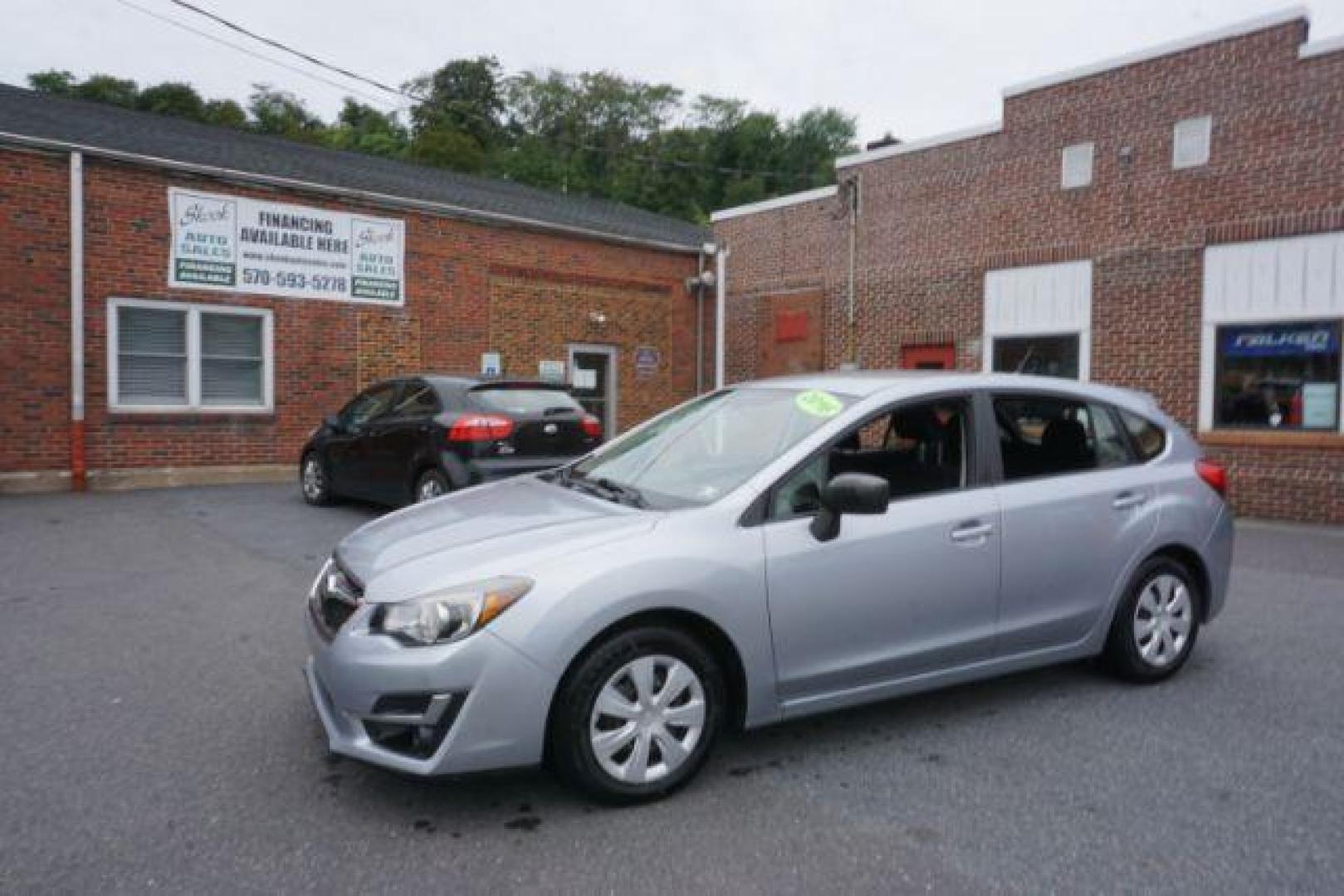 2016 Ice Silver Metallic Subaru Impreza 2.0i PZEV CVT 5-Door (JF1GPAA68G8) with an 2.0L H4 DOHC 16V engine, Continuously Variable Transmission transmission, located at 312 Centre Ave, Schuylkill Haven, PA, 17972, (570) 593-5278, 40.638130, -76.177383 - Photo#1