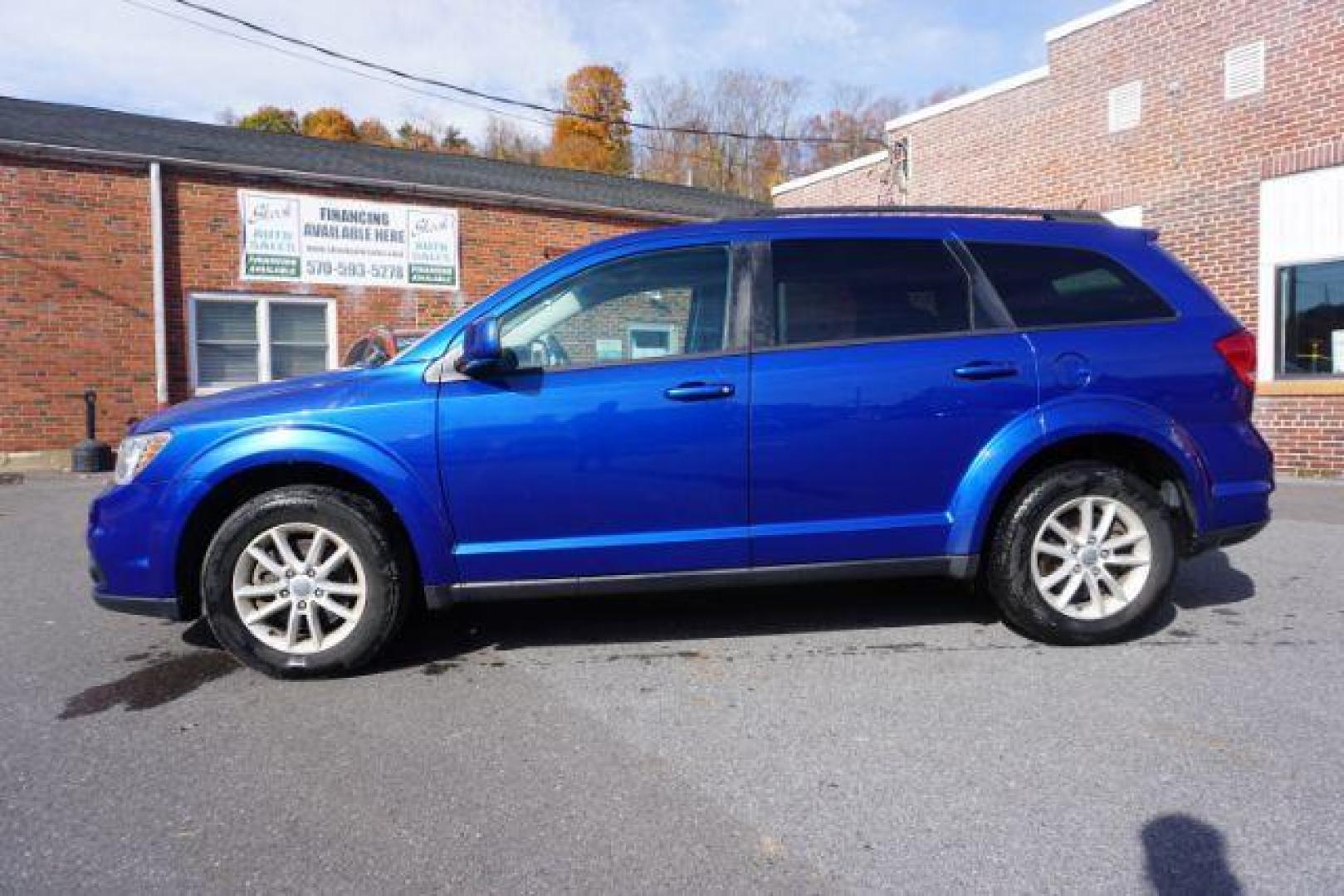 2015 Blue Streak Pearlcoa Dodge Journey SXT AWD (3C4PDDBG1FT) with an 3.6L V6 DOHC 24V engine, 6-Speed Automatic transmission, located at 312 Centre Ave, Schuylkill Haven, PA, 17972, (570) 593-5278, 40.638130, -76.177383 - back up camera, power drivers seat - Photo#1