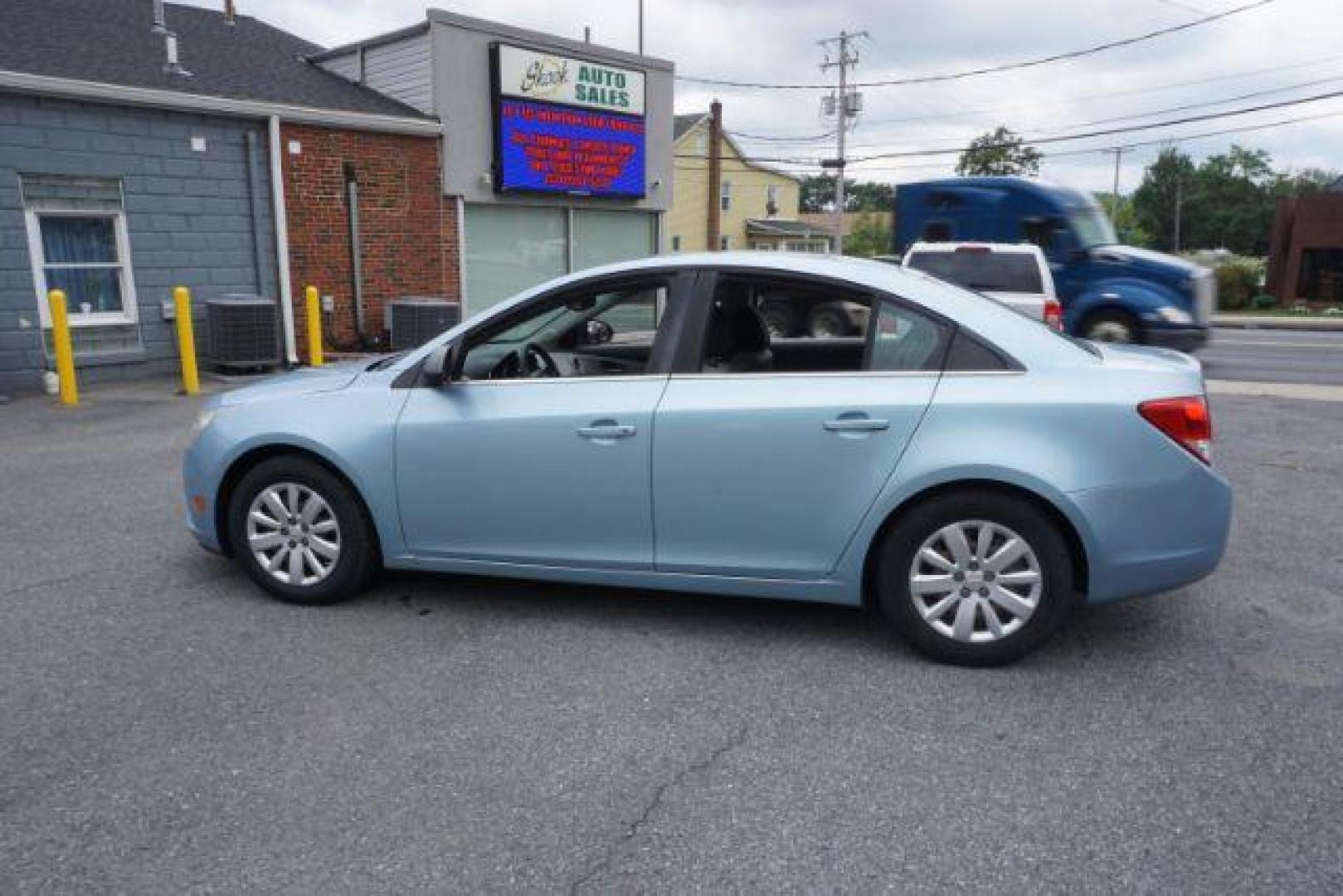 2011 Ice Blue Metallic Chevrolet Cruze 2LS (1G1PD5SH8B7) with an 1.8L L4 DOHC 16V FFV engine, 6-Speed Manual transmission, located at 312 Centre Ave, Schuylkill Haven, PA, 17972, (570) 593-5278, 40.638130, -76.177383 - Photo#16