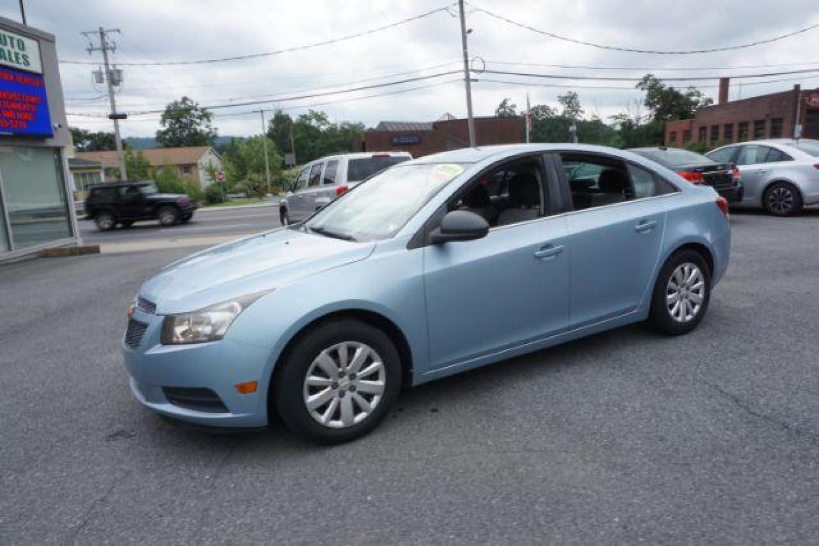 2011 Ice Blue Metallic Chevrolet Cruze 2LS (1G1PD5SH8B7) with an 1.8L L4 DOHC 16V FFV engine, 6-Speed Manual transmission, located at 312 Centre Ave, Schuylkill Haven, PA, 17972, (570) 593-5278, 40.638130, -76.177383 - Photo#1