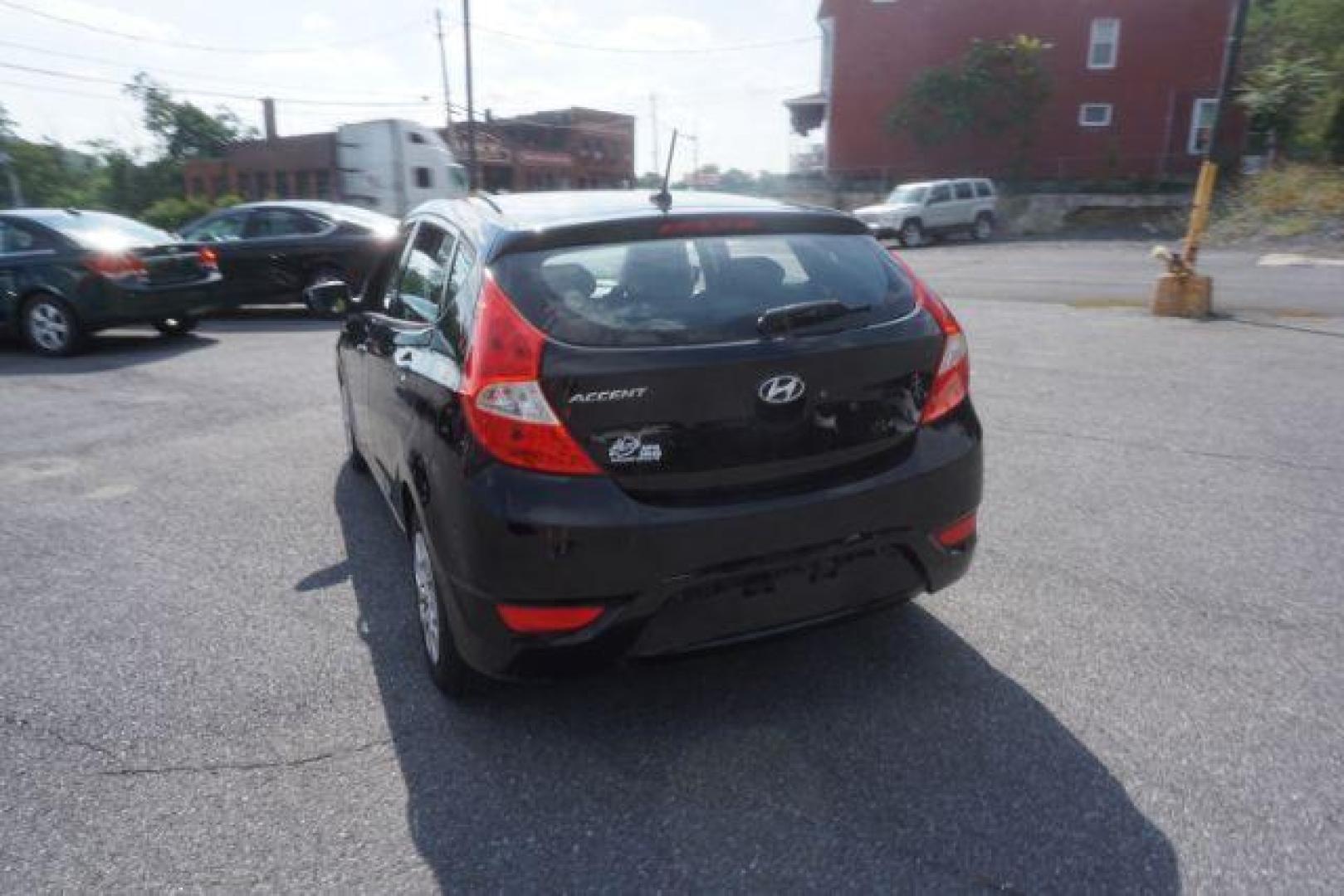 2015 Ultra Black Hyundai Accent GS 5-Door 6A (KMHCT5AE6FU) with an 1.6L L4 DOHC 16V engine, 6-Speed Automatic transmission, located at 312 Centre Ave, Schuylkill Haven, PA, 17972, (570) 593-5278, 40.638130, -76.177383 - Photo#12