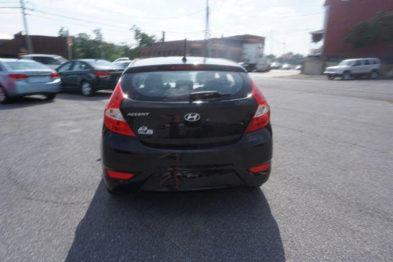 2015 Ultra Black Hyundai Accent GS 5-Door 6A (KMHCT5AE6FU) with an 1.6L L4 DOHC 16V engine, 6-Speed Automatic transmission, located at 312 Centre Ave, Schuylkill Haven, PA, 17972, (570) 593-5278, 40.638130, -76.177383 - Photo#13