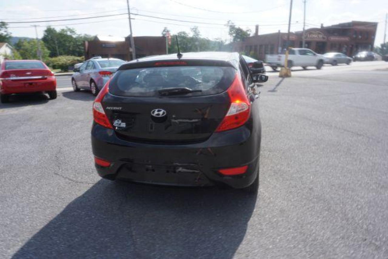 2015 Ultra Black Hyundai Accent GS 5-Door 6A (KMHCT5AE6FU) with an 1.6L L4 DOHC 16V engine, 6-Speed Automatic transmission, located at 312 Centre Ave, Schuylkill Haven, PA, 17972, (570) 593-5278, 40.638130, -76.177383 - Photo#14