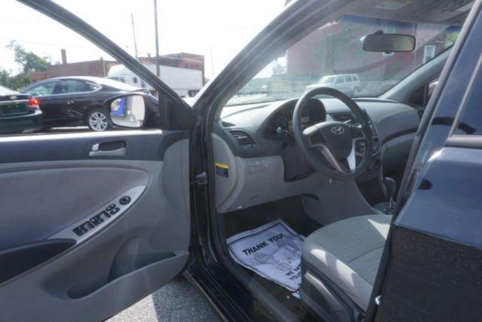 2015 Ultra Black Hyundai Accent GS 5-Door 6A (KMHCT5AE6FU) with an 1.6L L4 DOHC 16V engine, 6-Speed Automatic transmission, located at 312 Centre Ave, Schuylkill Haven, PA, 17972, (570) 593-5278, 40.638130, -76.177383 - Photo#22