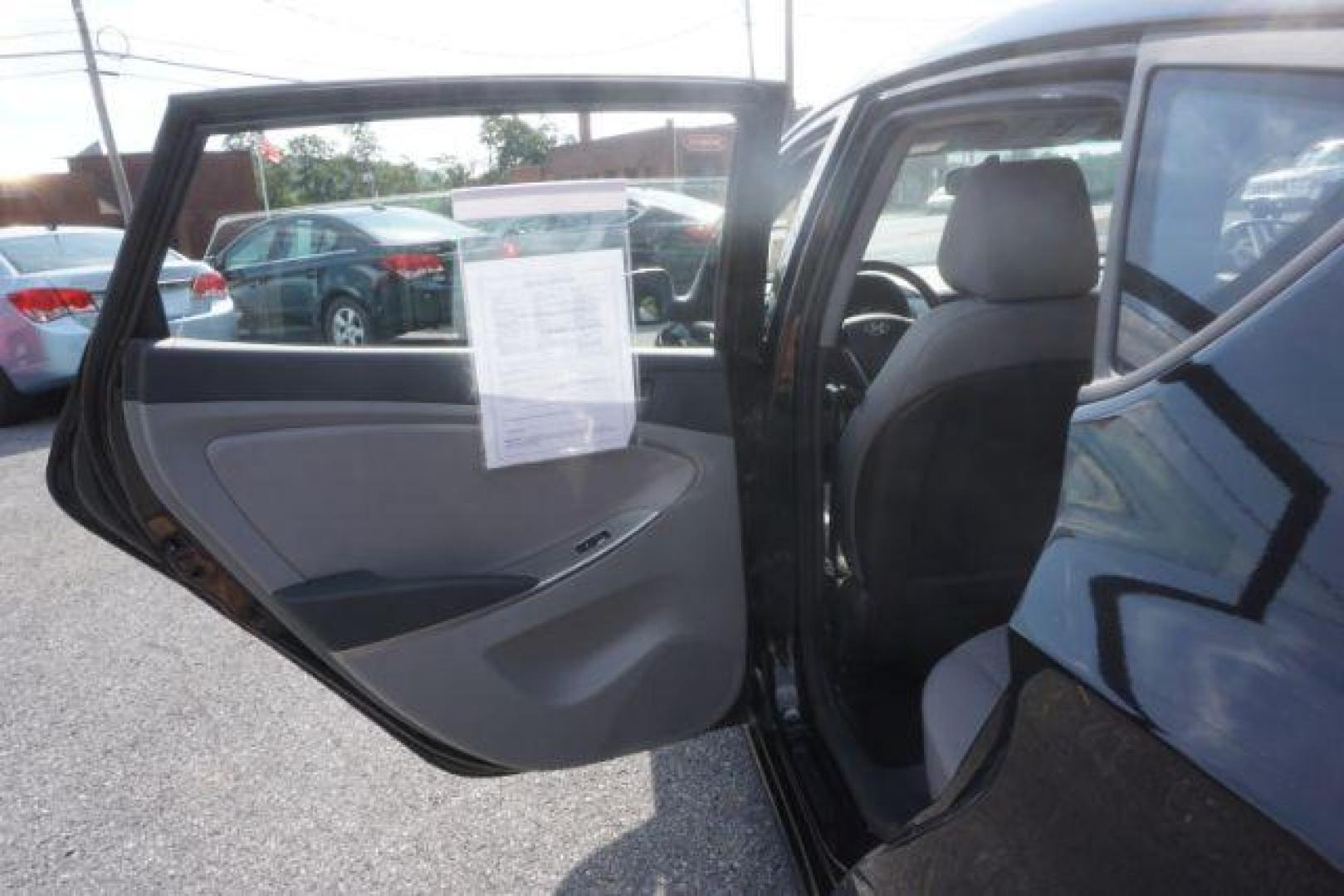 2015 Ultra Black Hyundai Accent GS 5-Door 6A (KMHCT5AE6FU) with an 1.6L L4 DOHC 16V engine, 6-Speed Automatic transmission, located at 312 Centre Ave, Schuylkill Haven, PA, 17972, (570) 593-5278, 40.638130, -76.177383 - Photo#35