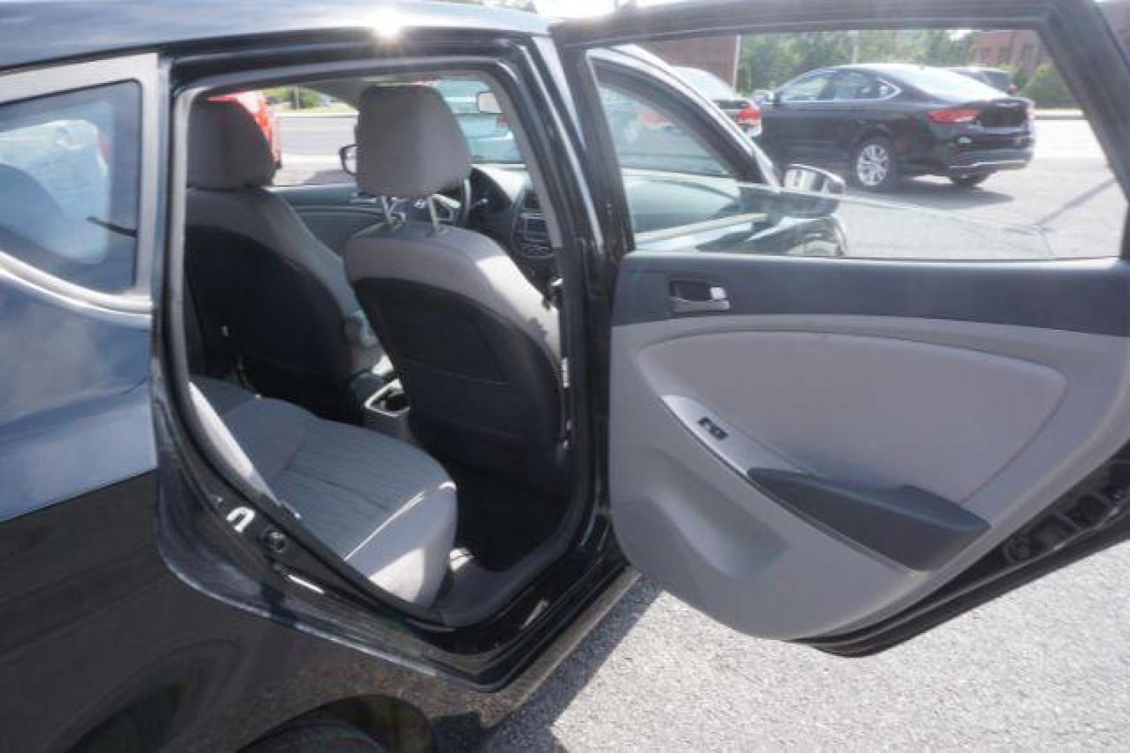 2015 Ultra Black Hyundai Accent GS 5-Door 6A (KMHCT5AE6FU) with an 1.6L L4 DOHC 16V engine, 6-Speed Automatic transmission, located at 312 Centre Ave, Schuylkill Haven, PA, 17972, (570) 593-5278, 40.638130, -76.177383 - Photo#47