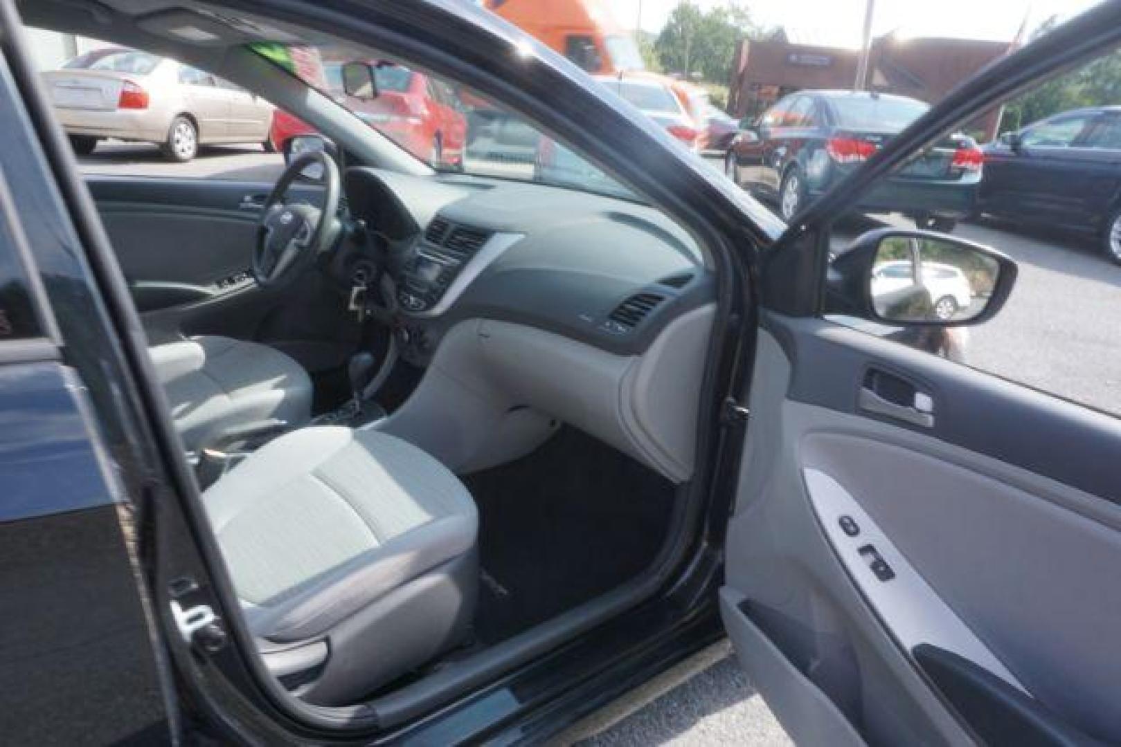 2015 Ultra Black Hyundai Accent GS 5-Door 6A (KMHCT5AE6FU) with an 1.6L L4 DOHC 16V engine, 6-Speed Automatic transmission, located at 312 Centre Ave, Schuylkill Haven, PA, 17972, (570) 593-5278, 40.638130, -76.177383 - Photo#55