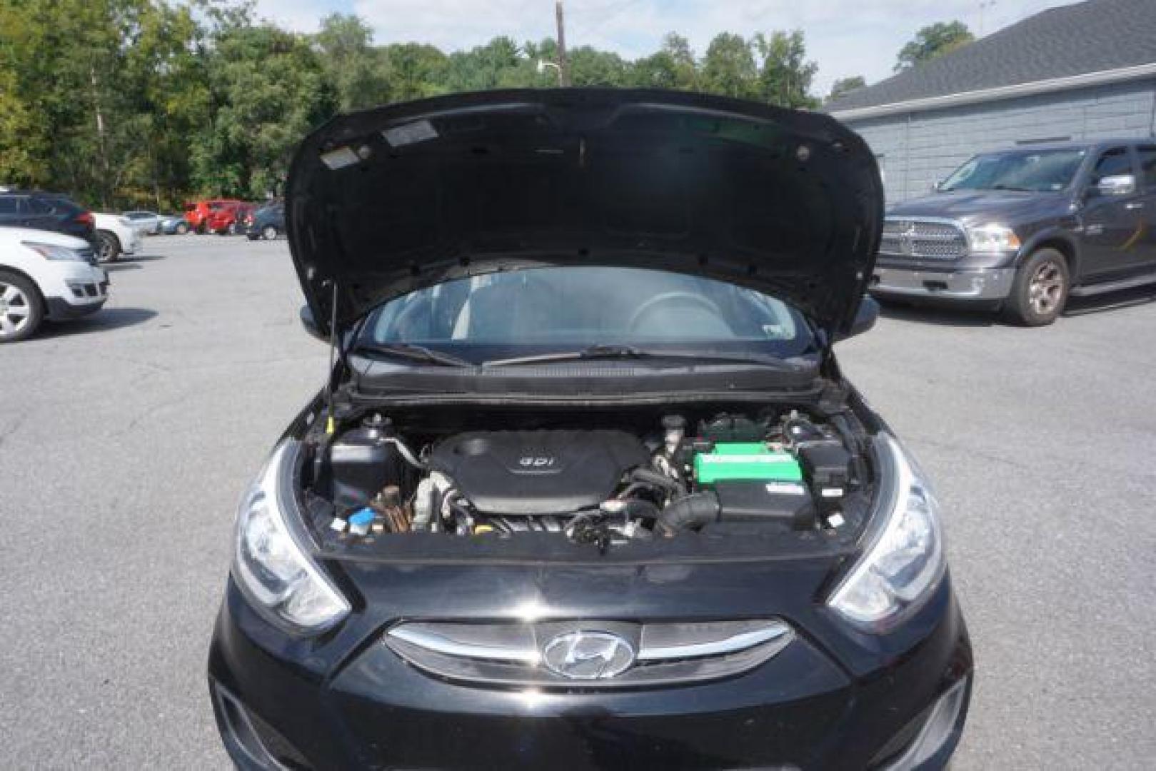 2015 Ultra Black Hyundai Accent GS 5-Door 6A (KMHCT5AE6FU) with an 1.6L L4 DOHC 16V engine, 6-Speed Automatic transmission, located at 312 Centre Ave, Schuylkill Haven, PA, 17972, (570) 593-5278, 40.638130, -76.177383 - Photo#60