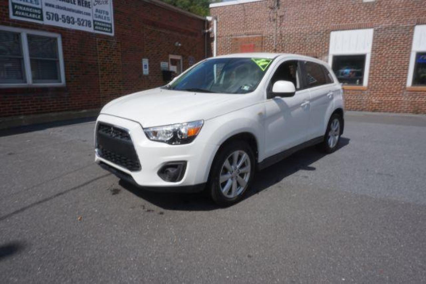 2014 White Pearl Mitsubishi Outlander Sport ES 2WD (4A4AP3AU9EE) with an 2.0L L4 DOHC 16V engine, Continuously Variabl transmission, located at 312 Centre Ave, Schuylkill Haven, PA, 17972, (570) 593-5278, 40.638130, -76.177383 - Photo#2