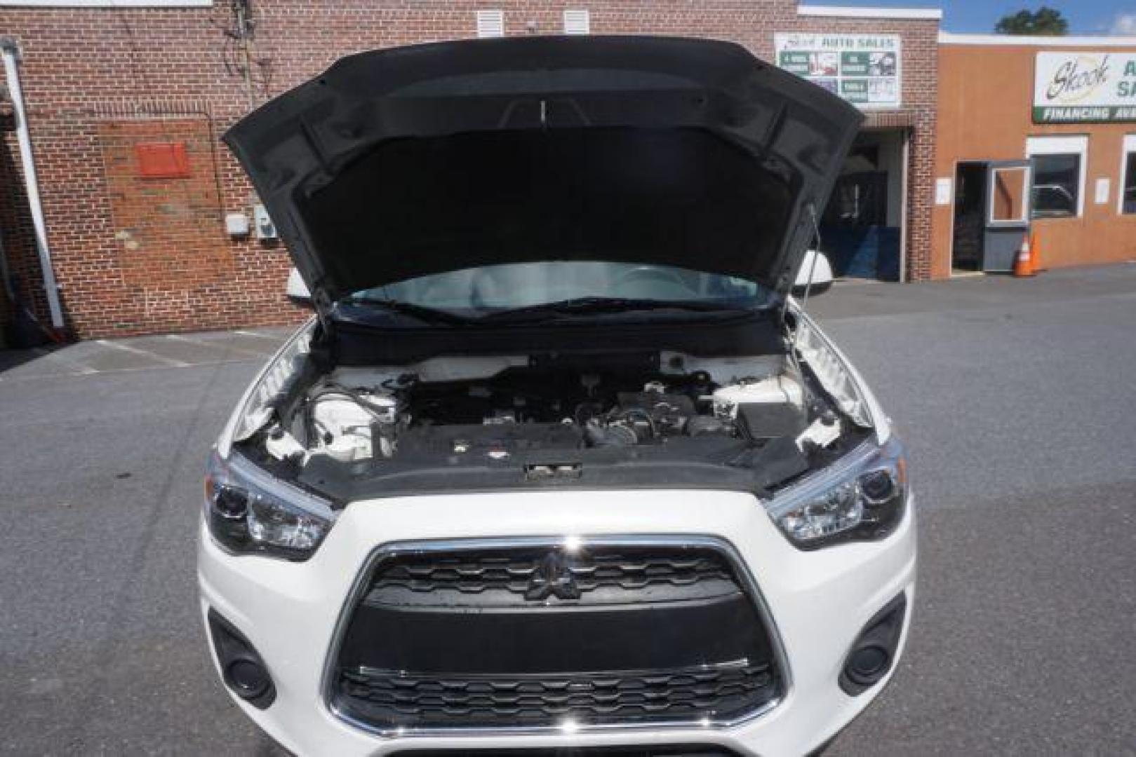 2014 White Pearl Mitsubishi Outlander Sport ES 2WD (4A4AP3AU9EE) with an 2.0L L4 DOHC 16V engine, Continuously Variabl transmission, located at 312 Centre Ave, Schuylkill Haven, PA, 17972, (570) 593-5278, 40.638130, -76.177383 - Photo#54