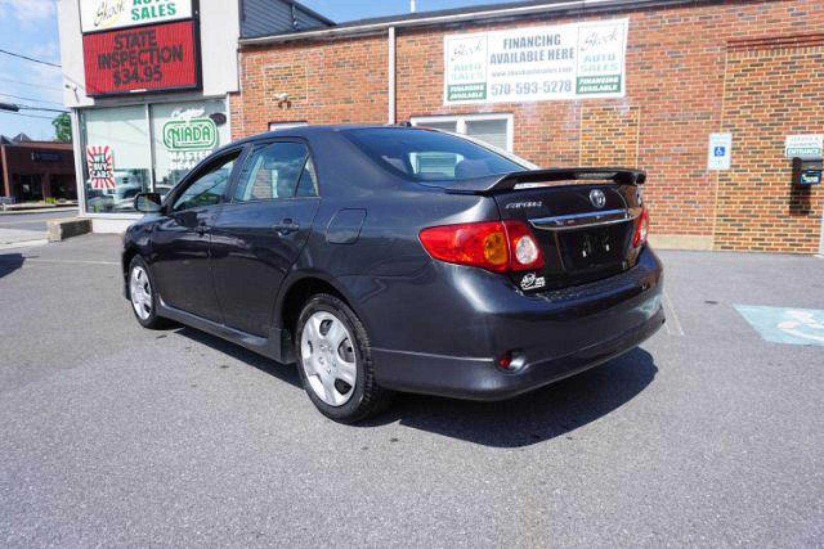 2009 Magnetic Gray Metall Toyota Corolla S 4-Speed AT (2T1BU40E49C) with an 1.8L L4 DOHC 16V engine, 4-Speed Automatic transmission, located at 312 Centre Ave, Schuylkill Haven, PA, 17972, (570) 593-5278, 40.638130, -76.177383 - Photo#12