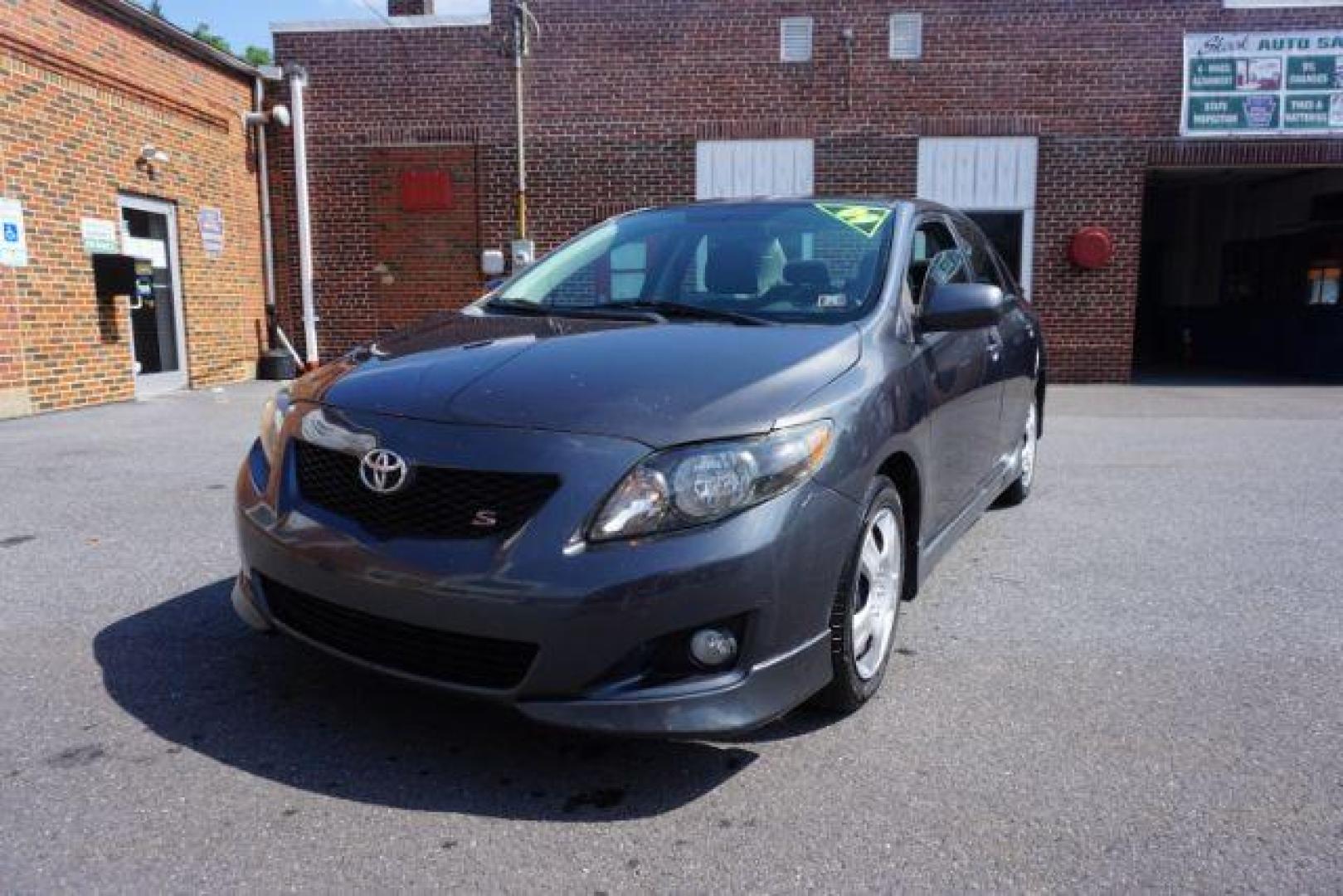 2009 Magnetic Gray Metall Toyota Corolla S 4-Speed AT (2T1BU40E49C) with an 1.8L L4 DOHC 16V engine, 4-Speed Automatic transmission, located at 312 Centre Ave, Schuylkill Haven, PA, 17972, (570) 593-5278, 40.638130, -76.177383 - Photo#4