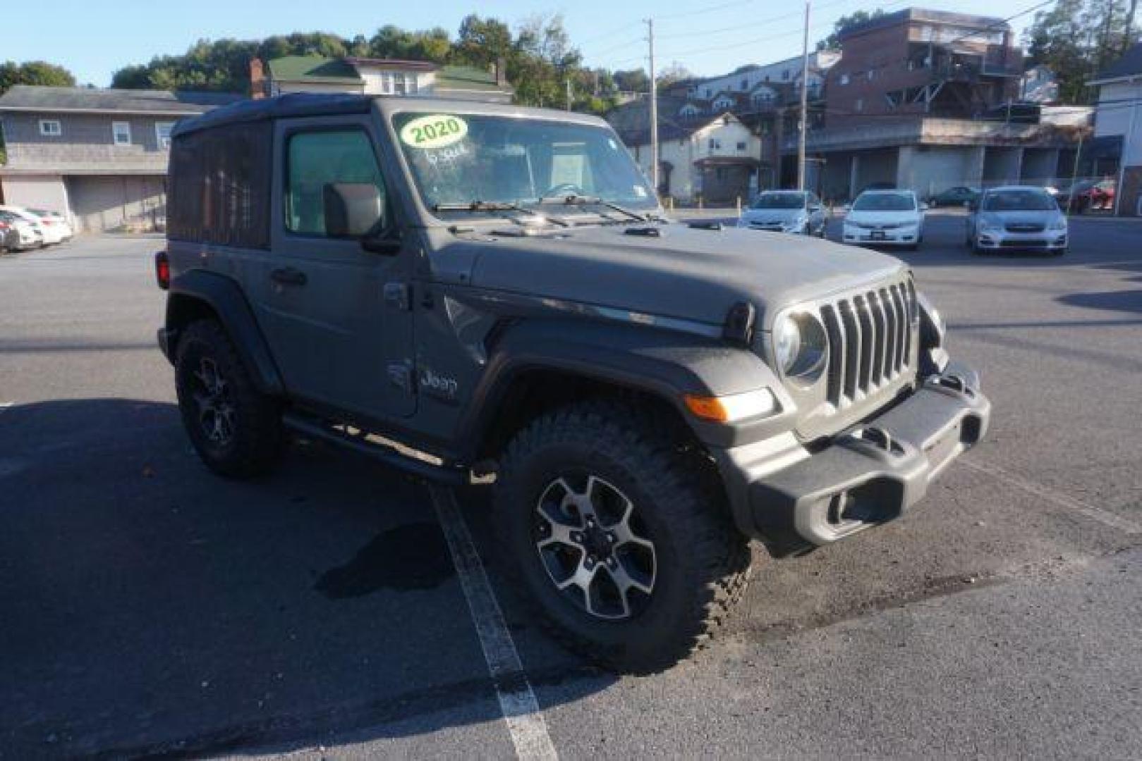 2020 Gray Jeep Wrangler Sport 4WD (1C4GJXAGXLW) with an 3.6L V6 DOHC 24V FFV engine, 6-Speed Manual transmission, located at 312 Centre Ave, Schuylkill Haven, PA, 17972, (570) 593-5278, 40.638130, -76.177383 - Manual Transmission, fixed running boards, locking/limited slip differential - Photo#12