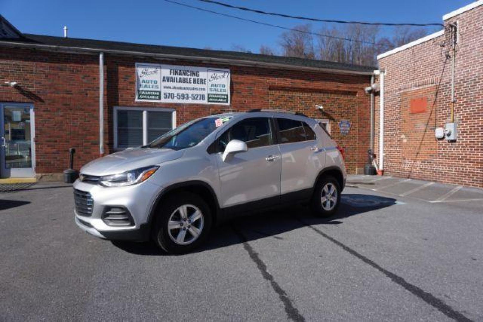 2019 Silver Ice Metallic Chevrolet Trax LT AWD (KL7CJPSBXKB) with an 1.4L L4 DOHC 16V engine, 6-Speed Automatic transmission, located at 312 Centre Ave, Schuylkill Haven, PA, 17972, (570) 593-5278, 40.638130, -76.177383 - luggage rack, blind spot monitor, rear parking sensors, aluminum/alloy wheels - Photo#0