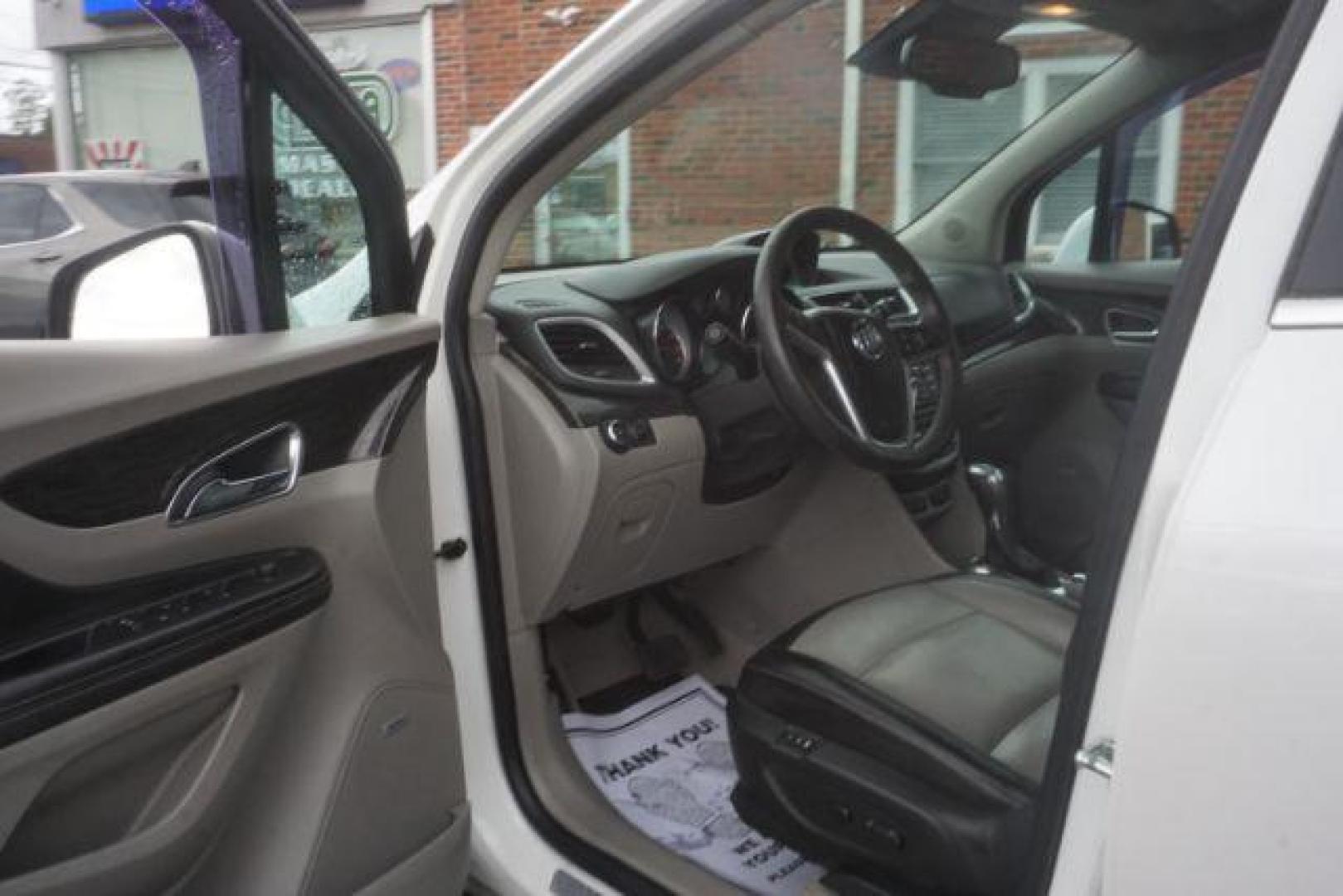 2014 White Pearl Tricoat Buick Encore Premium AWD (KL4CJHSB1EB) with an 1.4L L4 DOHC 16V TURBO engine, 6-Speed Automatic transmission, located at 312 Centre Ave, Schuylkill Haven, PA, 17972, (570) 593-5278, 40.638130, -76.177383 - navigation system, power sunroof, bose premium stereo - Photo#20