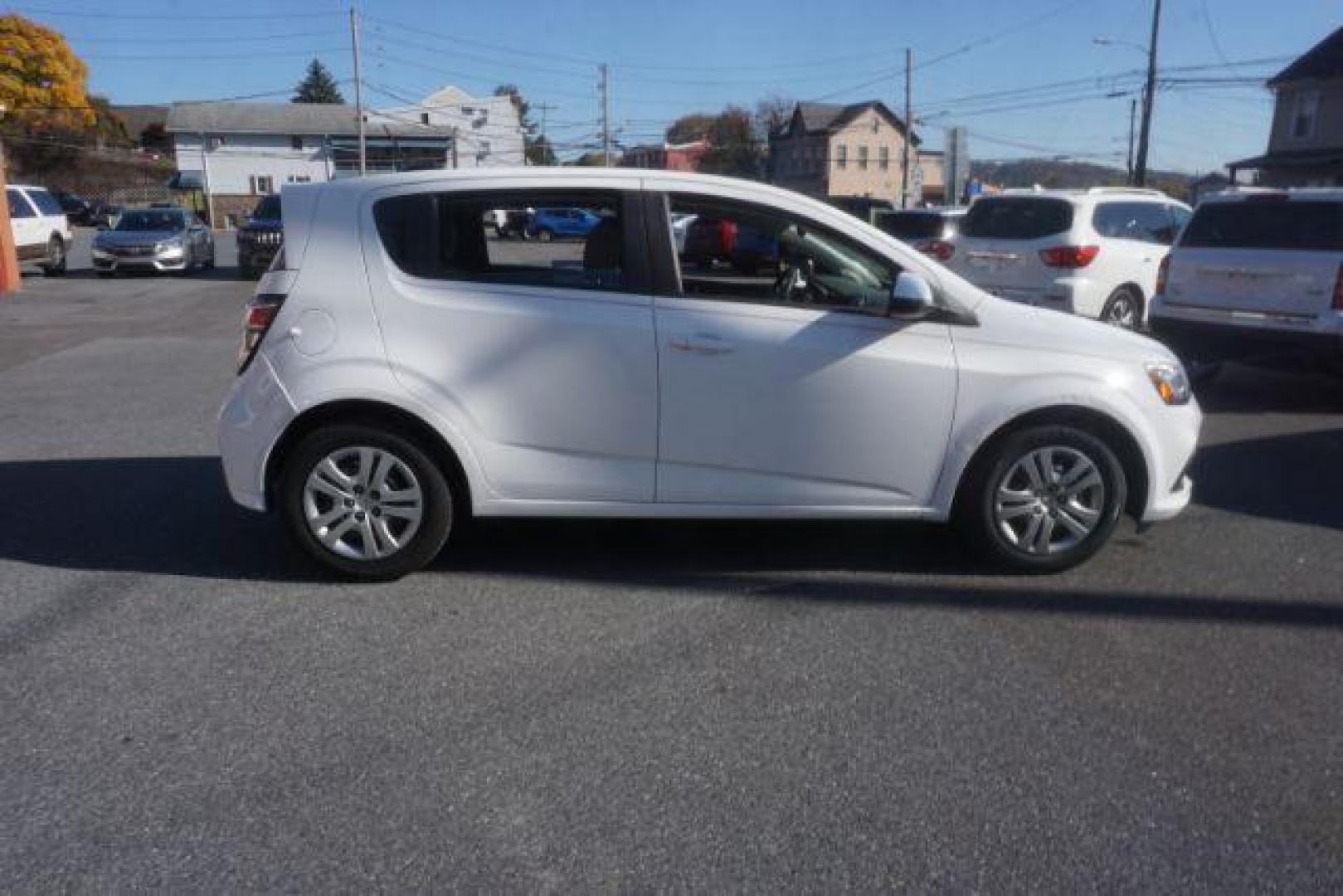 2017 White Chevrolet Sonic FL Auto Hatchback (1G1JG6SH8H4) with an 1.8L L4 DOHC 24V engine, 6-Speed Automatic transmission, located at 312 Centre Ave, Schuylkill Haven, PA, 17972, (570) 593-5278, 40.638130, -76.177383 - Photo#9