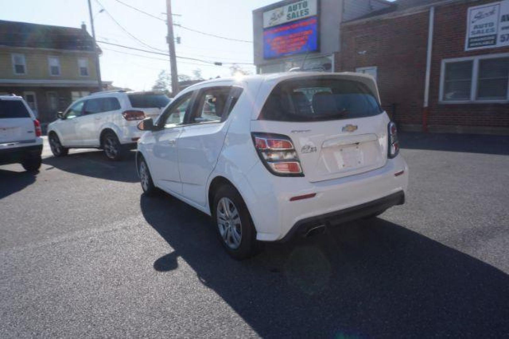 2017 White Chevrolet Sonic FL Auto Hatchback (1G1JG6SH8H4) with an 1.8L L4 DOHC 24V engine, 6-Speed Automatic transmission, located at 312 Centre Ave, Schuylkill Haven, PA, 17972, (570) 593-5278, 40.638130, -76.177383 - Photo#12