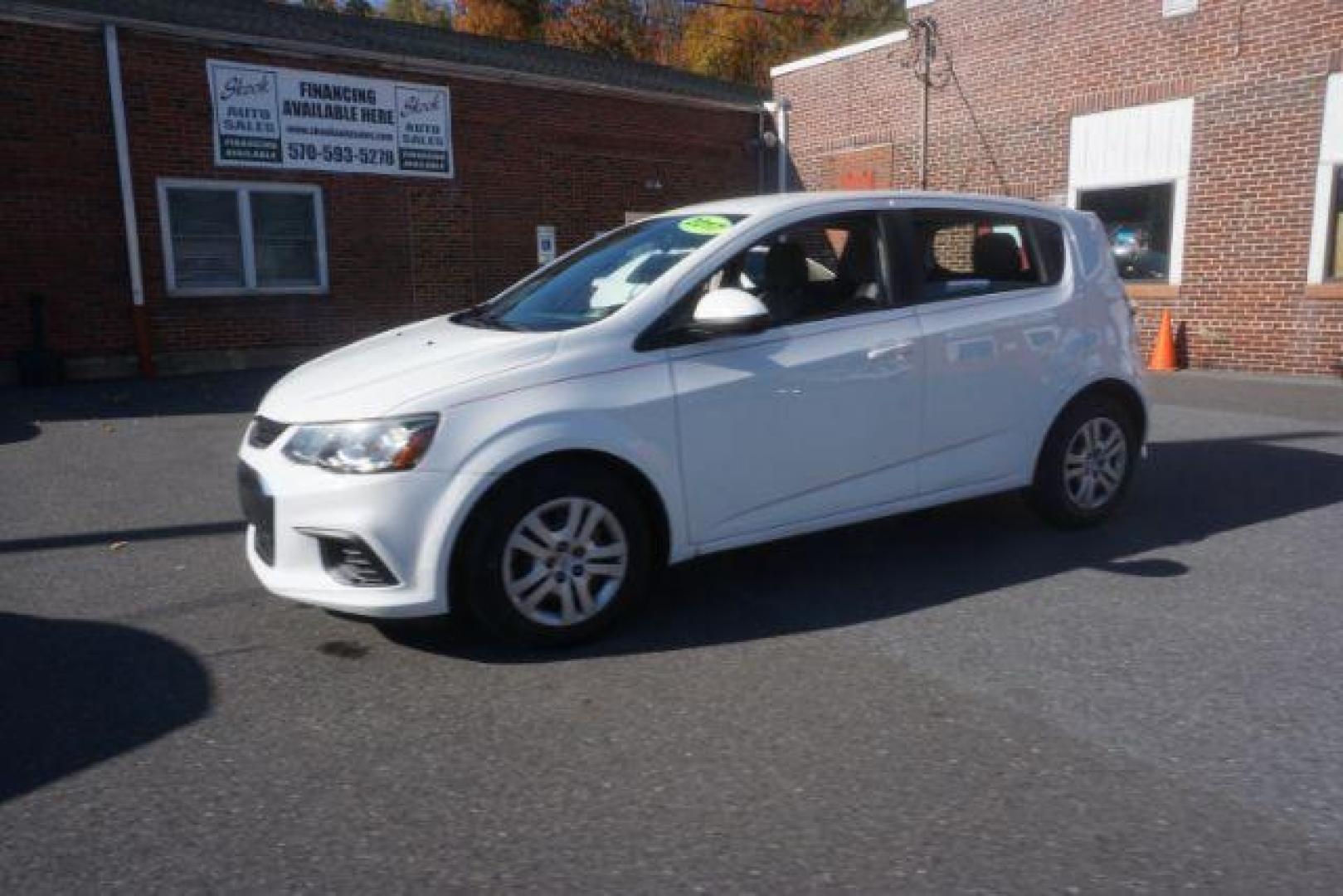 2017 White Chevrolet Sonic FL Auto Hatchback (1G1JG6SH8H4) with an 1.8L L4 DOHC 24V engine, 6-Speed Automatic transmission, located at 312 Centre Ave, Schuylkill Haven, PA, 17972, (570) 593-5278, 40.638130, -76.177383 - Photo#1