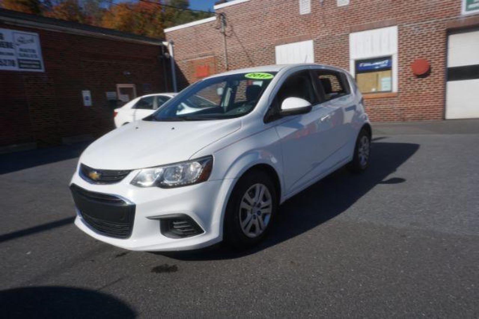 2017 White Chevrolet Sonic FL Auto Hatchback (1G1JG6SH8H4) with an 1.8L L4 DOHC 24V engine, 6-Speed Automatic transmission, located at 312 Centre Ave, Schuylkill Haven, PA, 17972, (570) 593-5278, 40.638130, -76.177383 - Photo#2