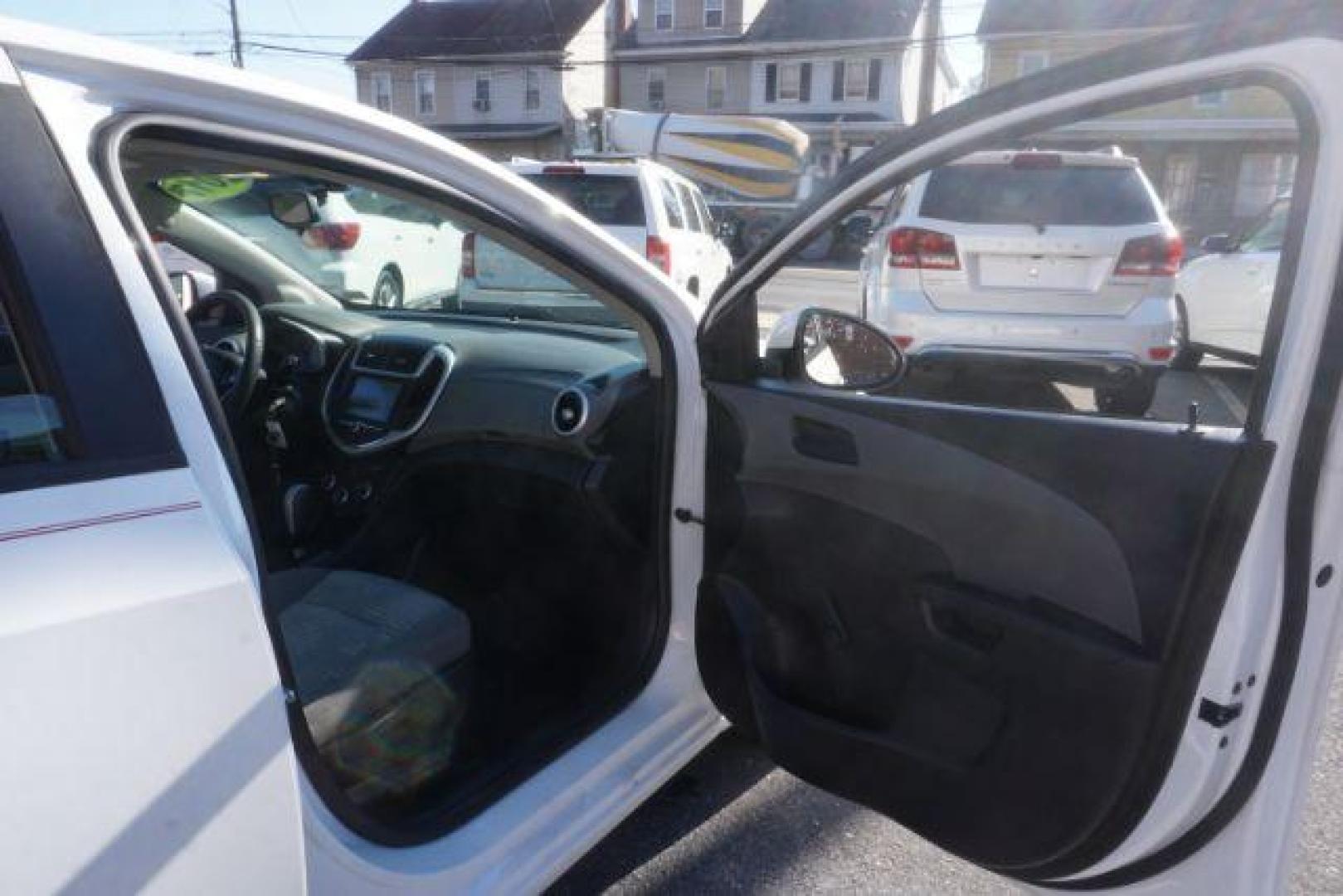 2017 White Chevrolet Sonic FL Auto Hatchback (1G1JG6SH8H4) with an 1.8L L4 DOHC 24V engine, 6-Speed Automatic transmission, located at 312 Centre Ave, Schuylkill Haven, PA, 17972, (570) 593-5278, 40.638130, -76.177383 - Photo#45