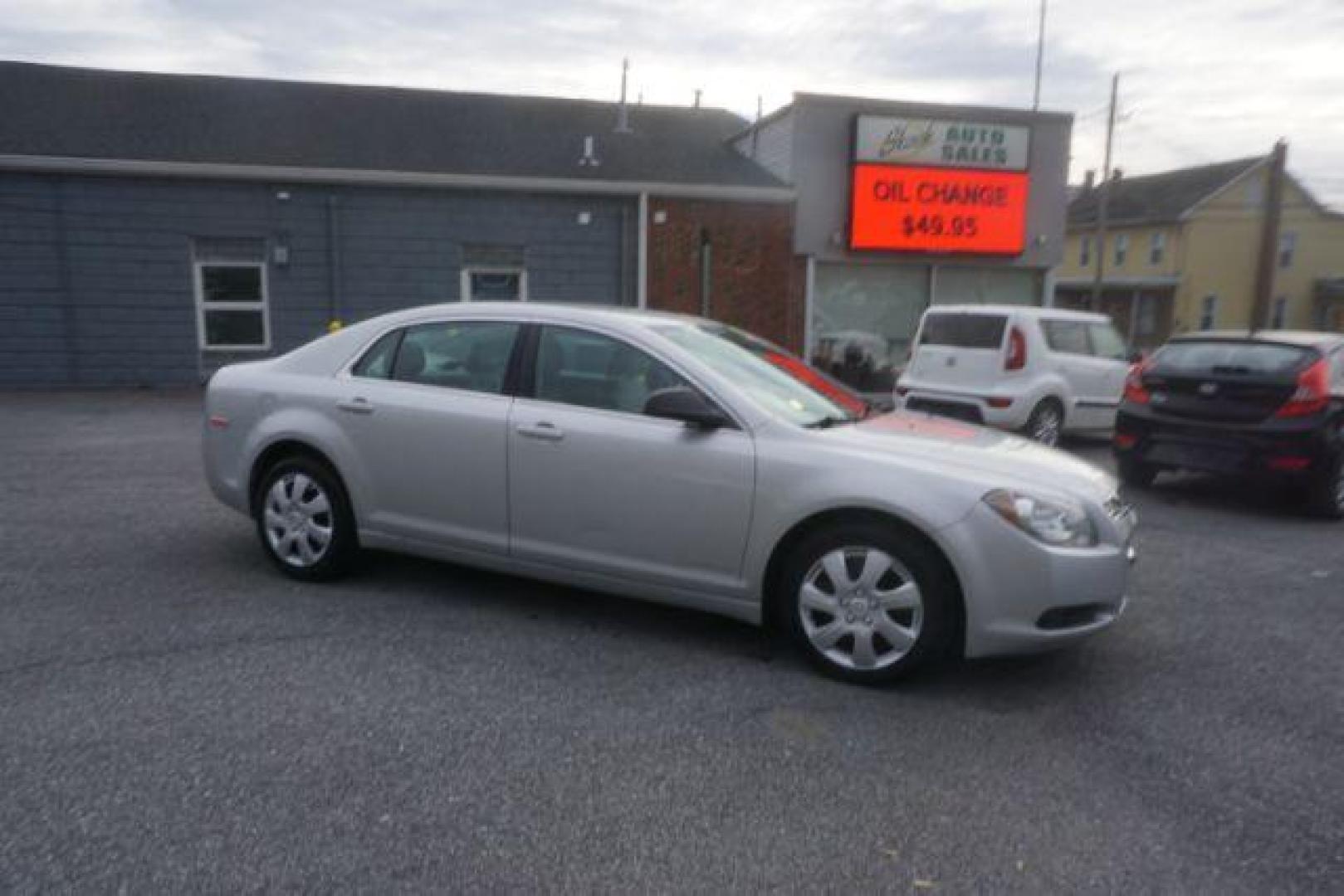 2012 Silver Chevrolet Malibu Fleet (1G1ZA5EU6CF) with an 2.4L L4 DOHC 16V FFV engine, 6-Speed Automatic transmission, located at 312 Centre Ave, Schuylkill Haven, PA, 17972, (570) 593-5278, 40.638130, -76.177383 - Photo#1