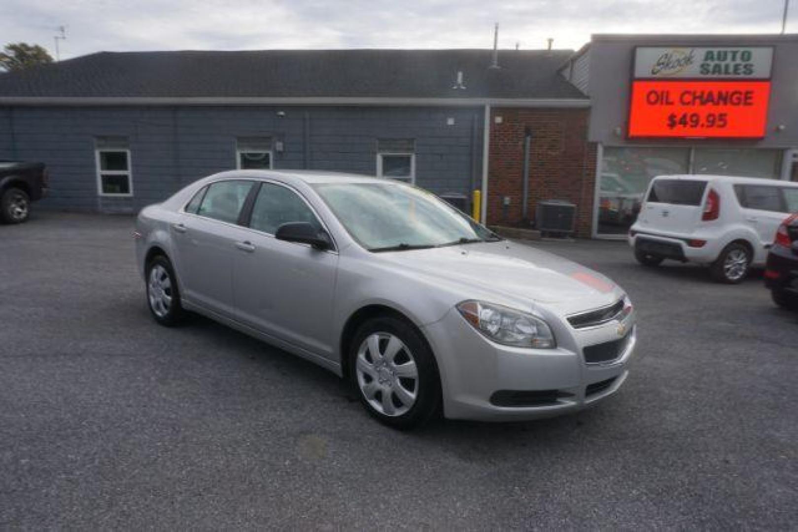 2012 Silver Chevrolet Malibu Fleet (1G1ZA5EU6CF) with an 2.4L L4 DOHC 16V FFV engine, 6-Speed Automatic transmission, located at 312 Centre Ave, Schuylkill Haven, PA, 17972, (570) 593-5278, 40.638130, -76.177383 - Photo#2