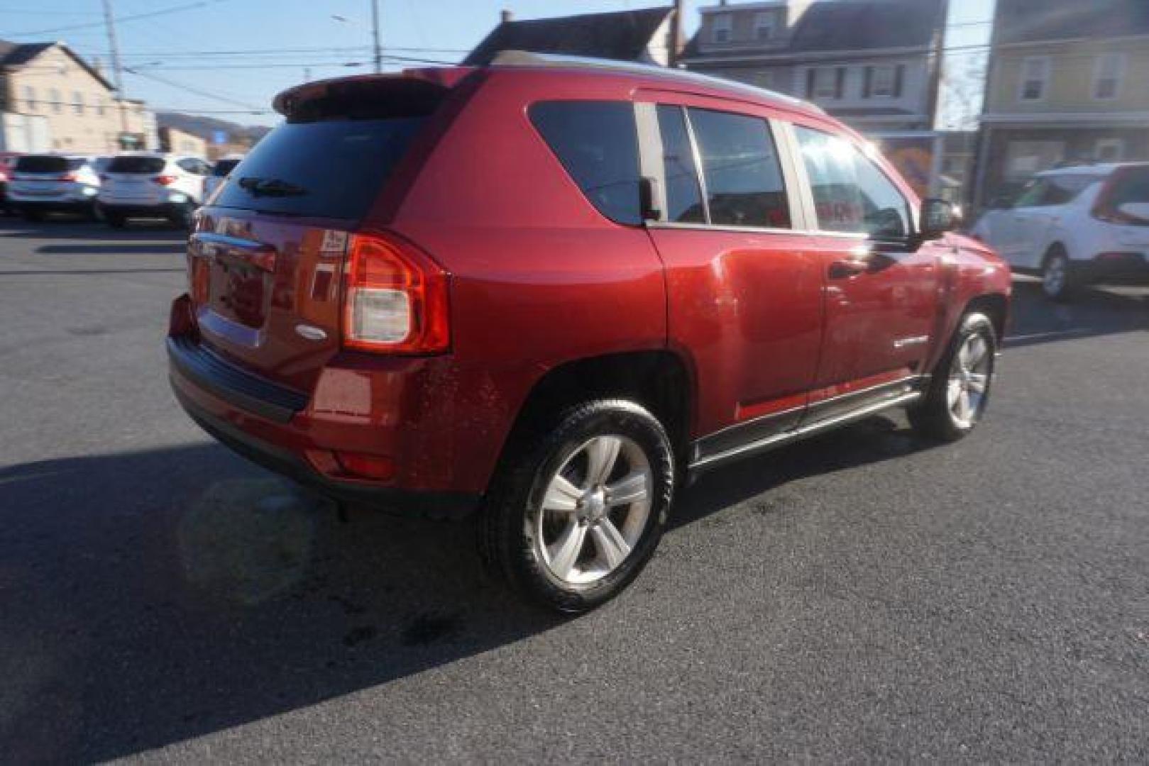 2014 Dp Cherry Red Crysta Jeep Compass Latitude FWD (1C4NJCEA1ED) with an 2.0L L4 DOHC 16V engine, Continuously Variabl transmission, located at 312 Centre Ave, Schuylkill Haven, PA, 17972, (570) 593-5278, 40.638130, -76.177383 - Photo#11