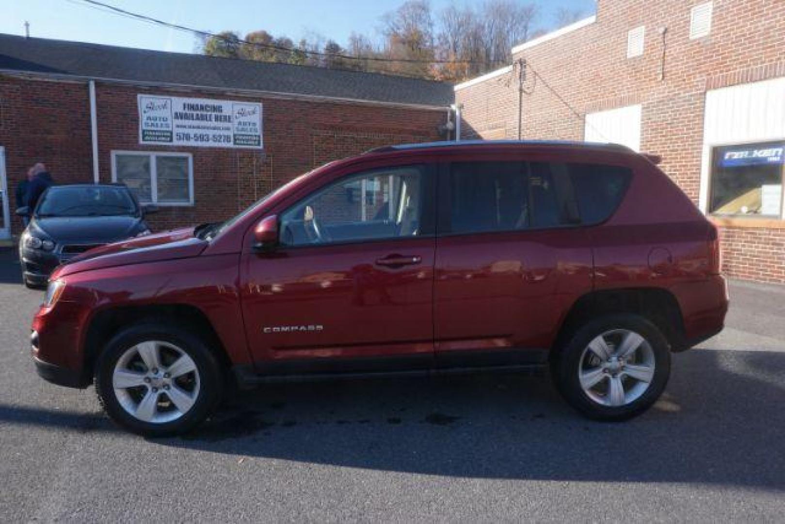 2014 Dp Cherry Red Crysta Jeep Compass Latitude FWD (1C4NJCEA1ED) with an 2.0L L4 DOHC 16V engine, Continuously Variabl transmission, located at 312 Centre Ave, Schuylkill Haven, PA, 17972, (570) 593-5278, 40.638130, -76.177383 - Photo#17