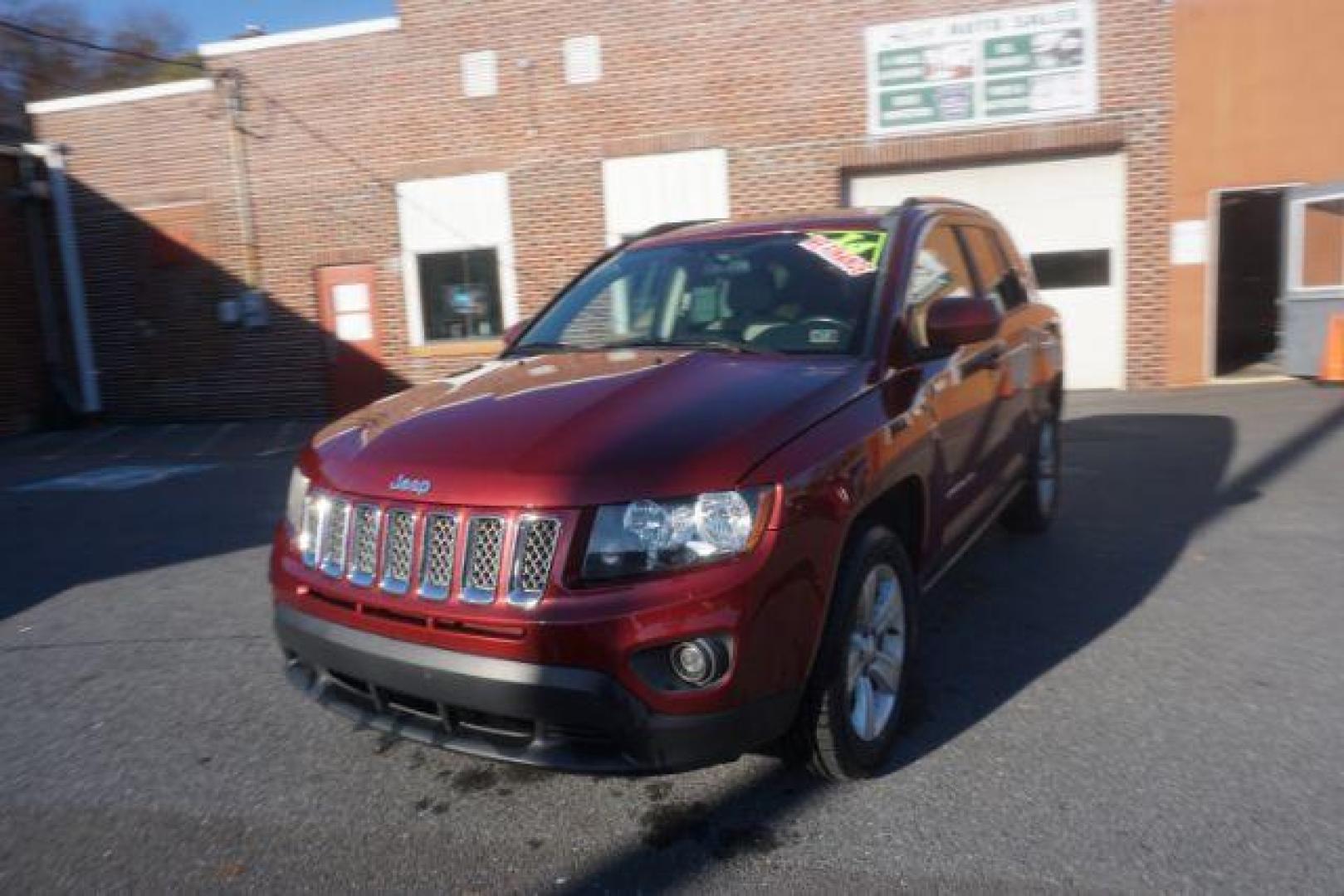 2014 Dp Cherry Red Crysta Jeep Compass Latitude FWD (1C4NJCEA1ED) with an 2.0L L4 DOHC 16V engine, Continuously Variabl transmission, located at 312 Centre Ave, Schuylkill Haven, PA, 17972, (570) 593-5278, 40.638130, -76.177383 - Photo#3