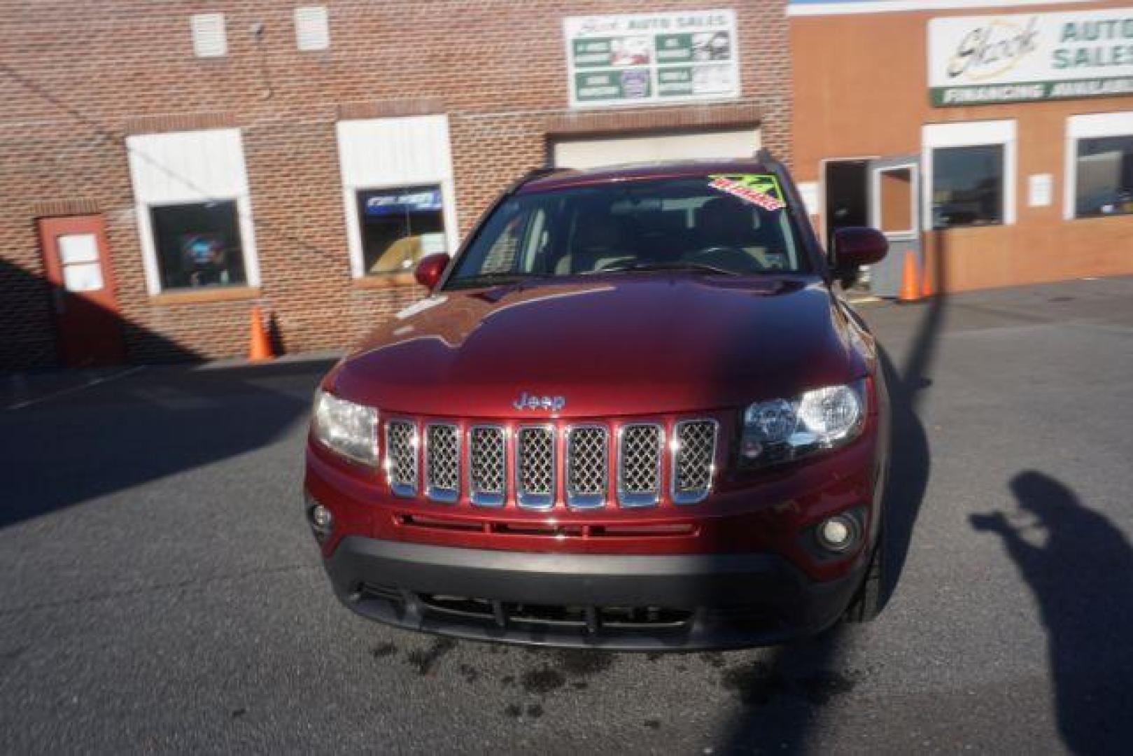 2014 Dp Cherry Red Crysta Jeep Compass Latitude FWD (1C4NJCEA1ED) with an 2.0L L4 DOHC 16V engine, Continuously Variabl transmission, located at 312 Centre Ave, Schuylkill Haven, PA, 17972, (570) 593-5278, 40.638130, -76.177383 - Photo#4