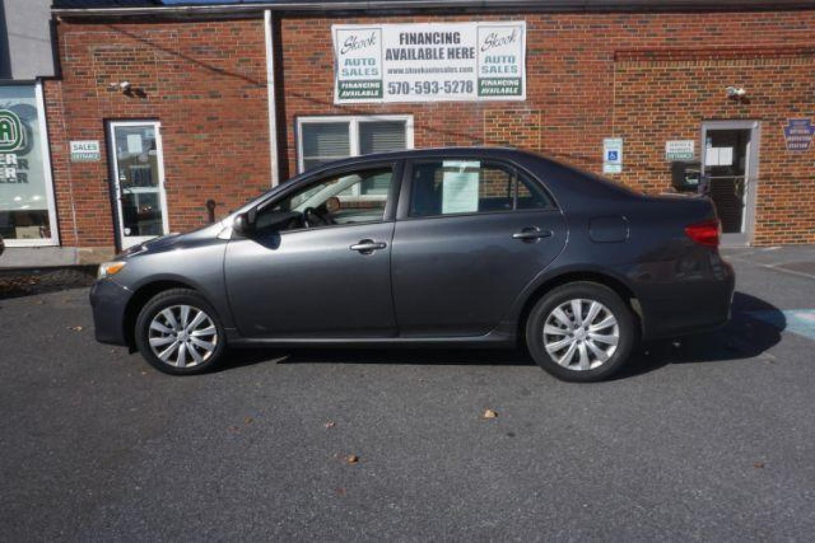 2012 Magnetic Gray Metallic Toyota Corolla LE 4-Speed AT (2T1BU4EE1CC) with an 1.8L L4 DOHC 16V engine, 4-Speed Automatic transmission, located at 312 Centre Ave, Schuylkill Haven, PA, 17972, (570) 593-5278, 40.638130, -76.177383 - Photo#14