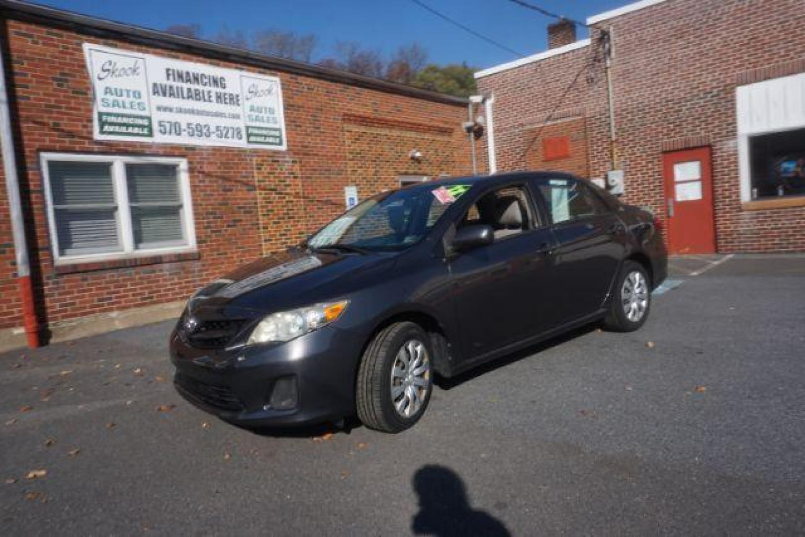 2012 Magnetic Gray Metallic Toyota Corolla LE 4-Speed AT (2T1BU4EE1CC) with an 1.8L L4 DOHC 16V engine, 4-Speed Automatic transmission, located at 312 Centre Ave, Schuylkill Haven, PA, 17972, (570) 593-5278, 40.638130, -76.177383 - Photo#1