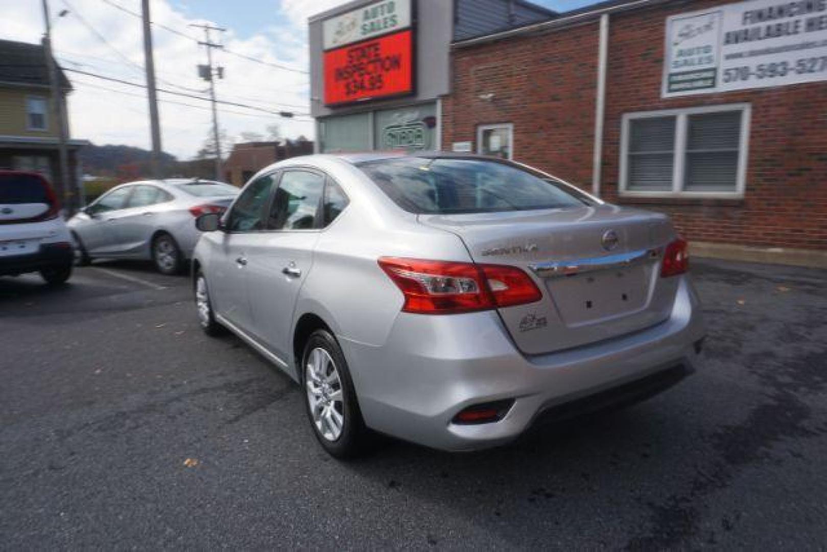 2019 Brilliant Silver Nissan Sentra S CVT (3N1AB7AP7KY) with an 1.8L L4 SFI DOHC 16V engine, Continuously Variable Transmission transmission, located at 312 Centre Ave, Schuylkill Haven, PA, 17972, (570) 593-5278, 40.638130, -76.177383 - Photo#13