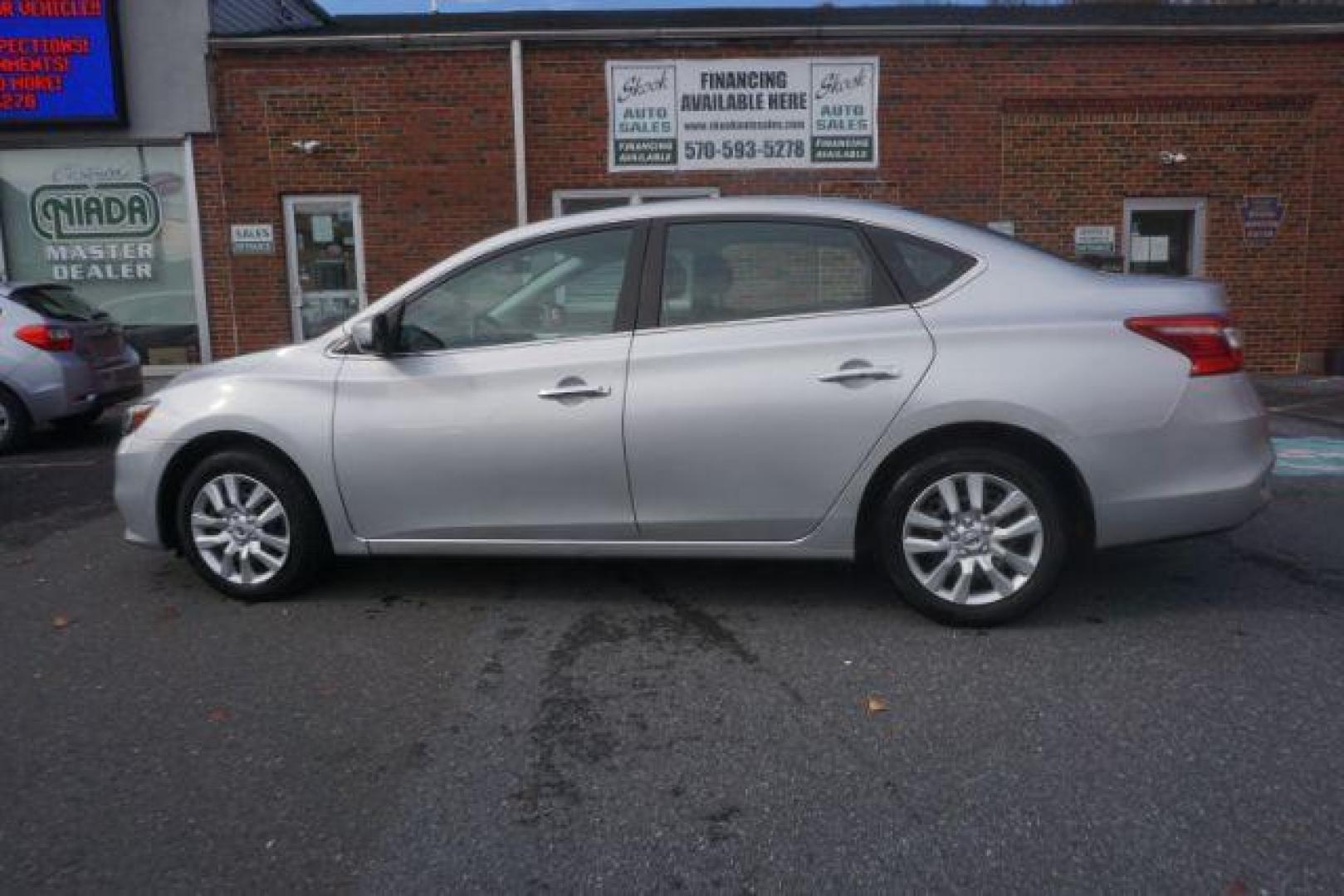 2019 Brilliant Silver Nissan Sentra S CVT (3N1AB7AP7KY) with an 1.8L L4 SFI DOHC 16V engine, Continuously Variable Transmission transmission, located at 312 Centre Ave, Schuylkill Haven, PA, 17972, (570) 593-5278, 40.638130, -76.177383 - Photo#16