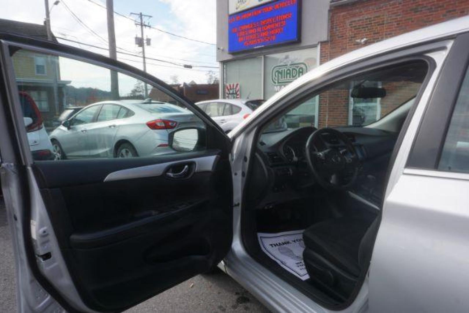 2019 Brilliant Silver Nissan Sentra S CVT (3N1AB7AP7KY) with an 1.8L L4 SFI DOHC 16V engine, Continuously Variable Transmission transmission, located at 312 Centre Ave, Schuylkill Haven, PA, 17972, (570) 593-5278, 40.638130, -76.177383 - Photo#17