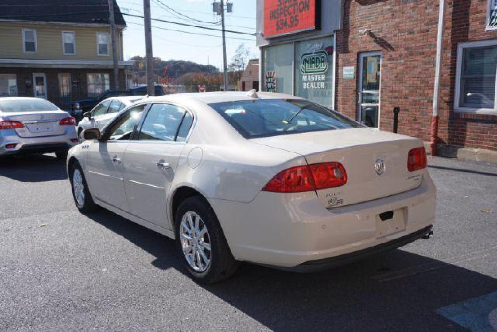 2010 Light Bronze Metallic Buick Lucerne CXL (1G4HE5E1XAU) with an 3.9L V6 OHV 12V FFV engine, 4-Speed Automatic transmission, located at 312 Centre Ave, Schuylkill Haven, PA, 17972, (570) 593-5278, 40.638130, -76.177383 - Photo#9