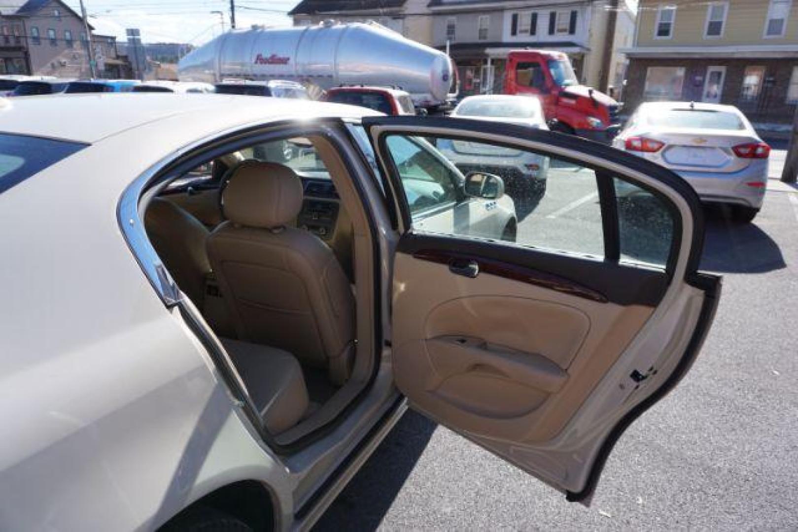 2010 Light Bronze Metallic Buick Lucerne CXL (1G4HE5E1XAU) with an 3.9L V6 OHV 12V FFV engine, 4-Speed Automatic transmission, located at 312 Centre Ave, Schuylkill Haven, PA, 17972, (570) 593-5278, 40.638130, -76.177383 - Photo#33