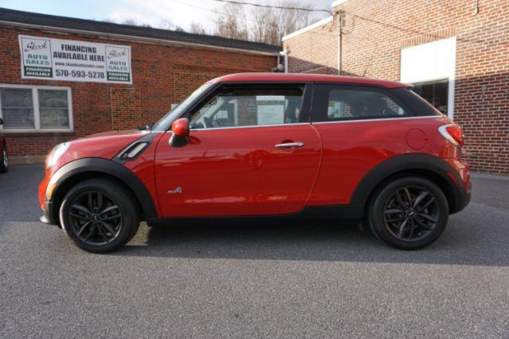 2013 Blazing Red Metallic /Carbon Black Mini Paceman S ALL4 (WMWSS7C57DW) with an 1.6L L4 DOHC 16V engine, 6-Speed Automatic transmission, located at 312 Centre Ave, Schuylkill Haven, PA, 17972, (570) 593-5278, 40.638130, -76.177383 - Photo#14