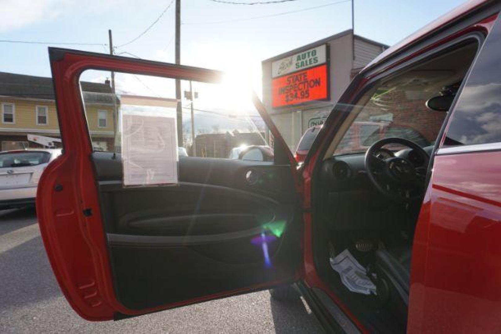 2013 Blazing Red Metallic /Carbon Black Mini Paceman S ALL4 (WMWSS7C57DW) with an 1.6L L4 DOHC 16V engine, 6-Speed Automatic transmission, located at 312 Centre Ave, Schuylkill Haven, PA, 17972, (570) 593-5278, 40.638130, -76.177383 - Photo#15