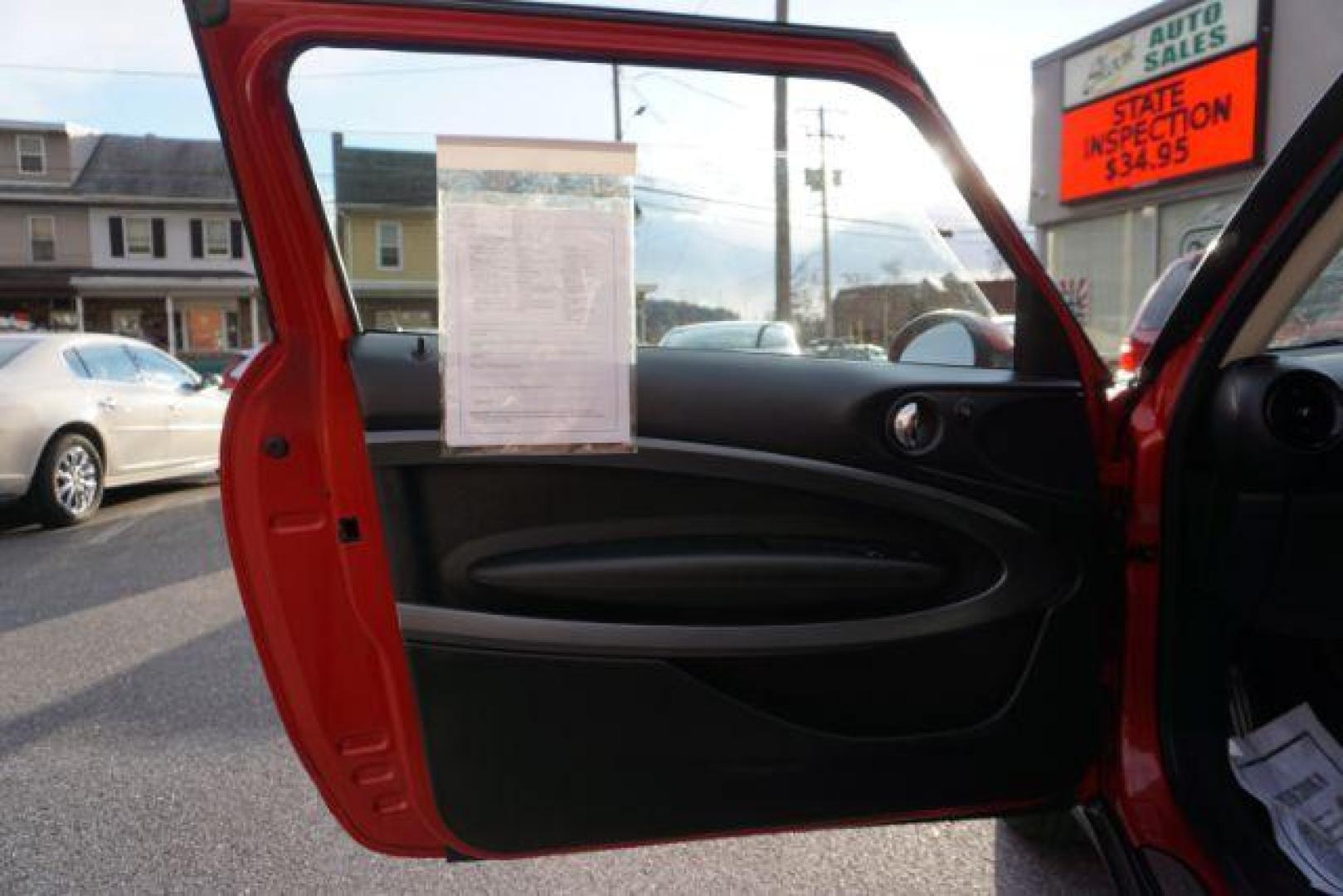 2013 Blazing Red Metallic /Carbon Black Mini Paceman S ALL4 (WMWSS7C57DW) with an 1.6L L4 DOHC 16V engine, 6-Speed Automatic transmission, located at 312 Centre Ave, Schuylkill Haven, PA, 17972, (570) 593-5278, 40.638130, -76.177383 - Photo#16