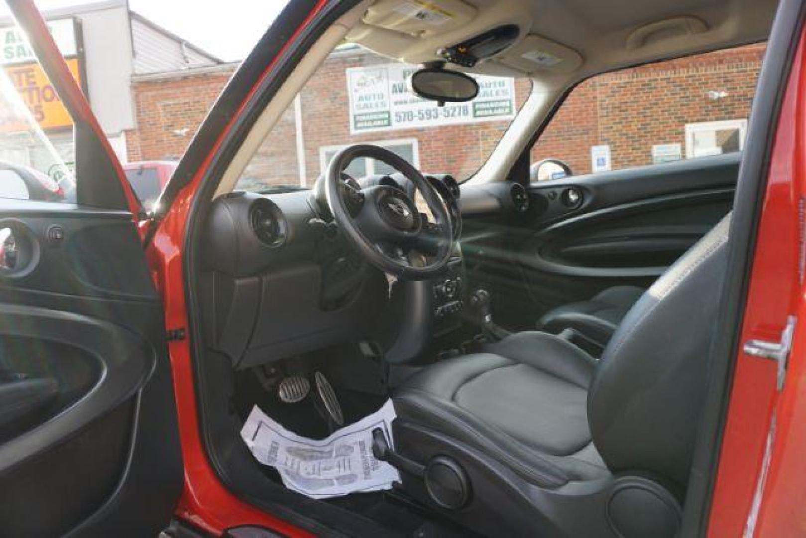 2013 Blazing Red Metallic /Carbon Black Mini Paceman S ALL4 (WMWSS7C57DW) with an 1.6L L4 DOHC 16V engine, 6-Speed Automatic transmission, located at 312 Centre Ave, Schuylkill Haven, PA, 17972, (570) 593-5278, 40.638130, -76.177383 - Photo#17