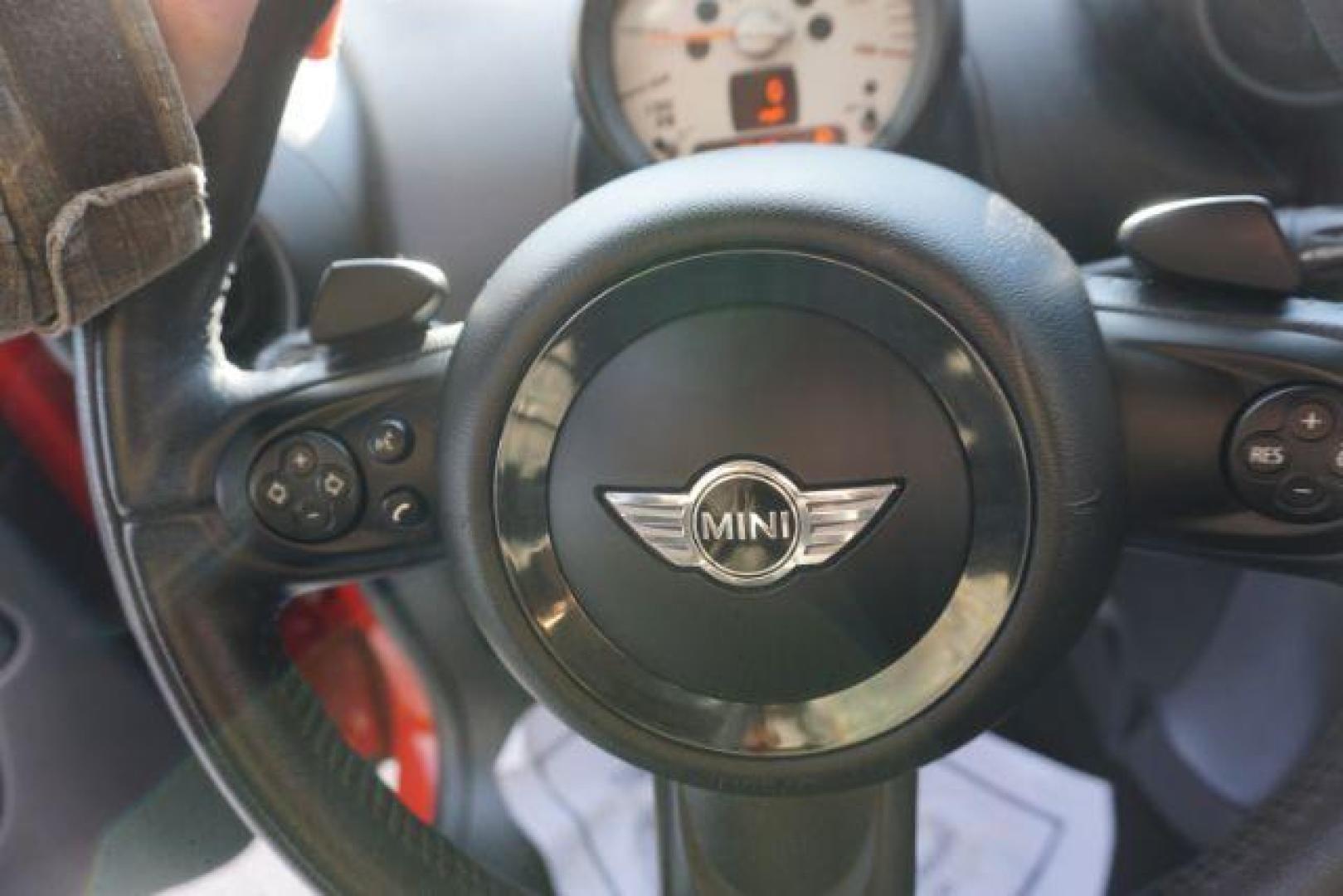 2013 Blazing Red Metallic /Carbon Black Mini Paceman S ALL4 (WMWSS7C57DW) with an 1.6L L4 DOHC 16V engine, 6-Speed Automatic transmission, located at 312 Centre Ave, Schuylkill Haven, PA, 17972, (570) 593-5278, 40.638130, -76.177383 - Photo#21