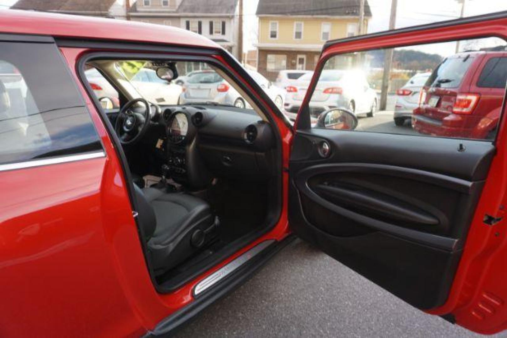 2013 Blazing Red Metallic /Carbon Black Mini Paceman S ALL4 (WMWSS7C57DW) with an 1.6L L4 DOHC 16V engine, 6-Speed Automatic transmission, located at 312 Centre Ave, Schuylkill Haven, PA, 17972, (570) 593-5278, 40.638130, -76.177383 - Photo#34