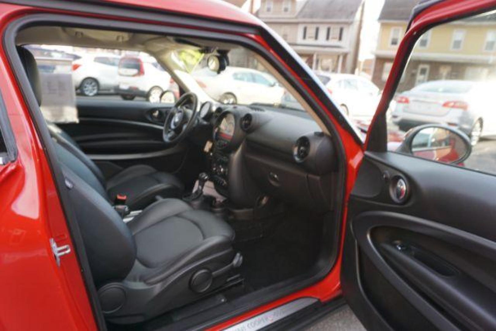 2013 Blazing Red Metallic /Carbon Black Mini Paceman S ALL4 (WMWSS7C57DW) with an 1.6L L4 DOHC 16V engine, 6-Speed Automatic transmission, located at 312 Centre Ave, Schuylkill Haven, PA, 17972, (570) 593-5278, 40.638130, -76.177383 - Photo#36