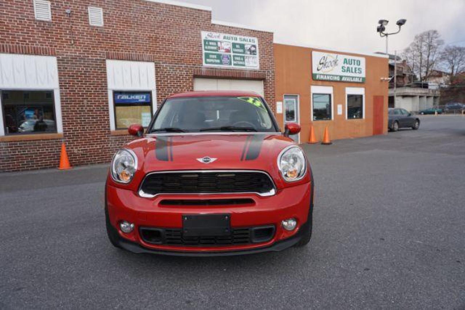 2013 Blazing Red Metallic /Carbon Black Mini Paceman S ALL4 (WMWSS7C57DW) with an 1.6L L4 DOHC 16V engine, 6-Speed Automatic transmission, located at 312 Centre Ave, Schuylkill Haven, PA, 17972, (570) 593-5278, 40.638130, -76.177383 - Photo#3