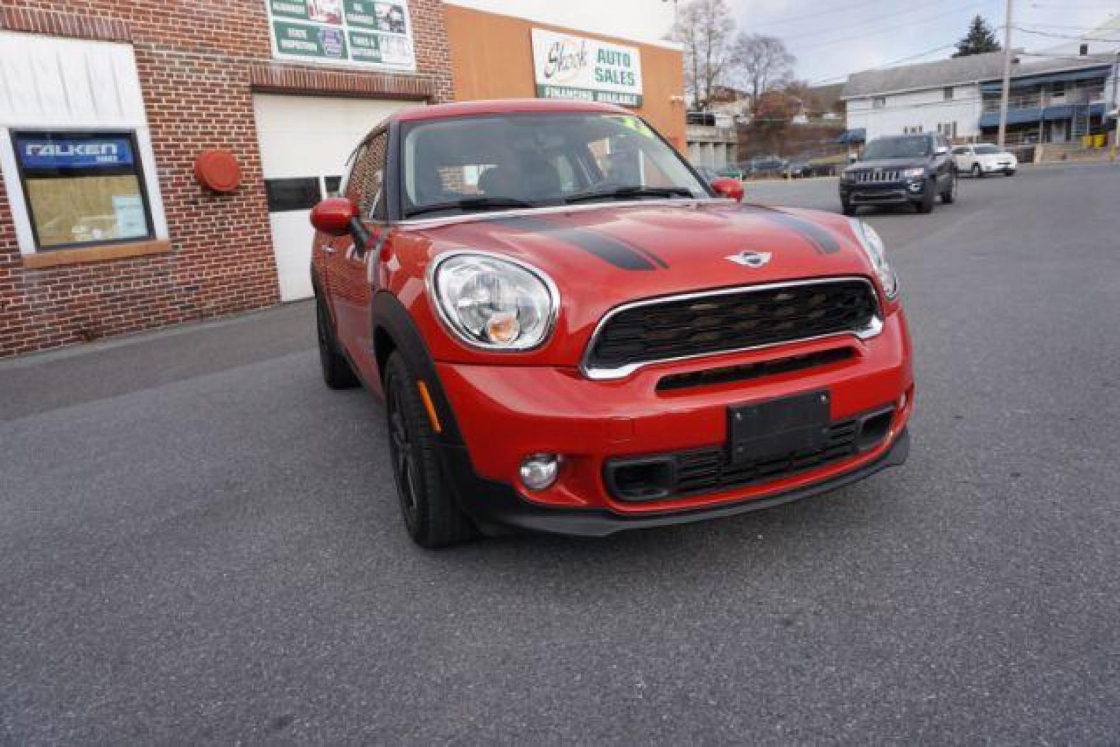 2013 Blazing Red Metallic /Carbon Black Mini Paceman S ALL4 (WMWSS7C57DW) with an 1.6L L4 DOHC 16V engine, 6-Speed Automatic transmission, located at 312 Centre Ave, Schuylkill Haven, PA, 17972, (570) 593-5278, 40.638130, -76.177383 - Photo#4